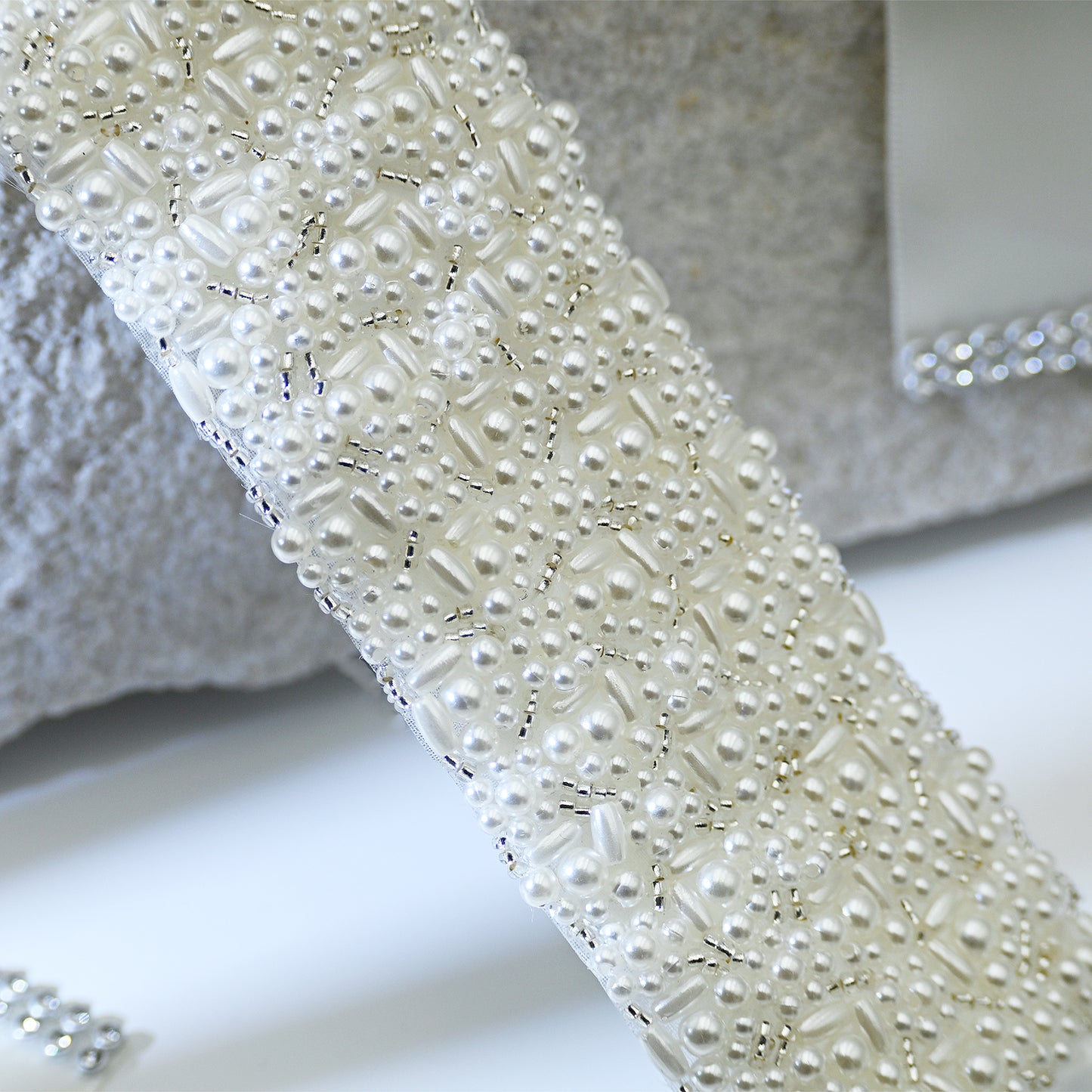 Bridella BS20 Ivory Pearl Belt