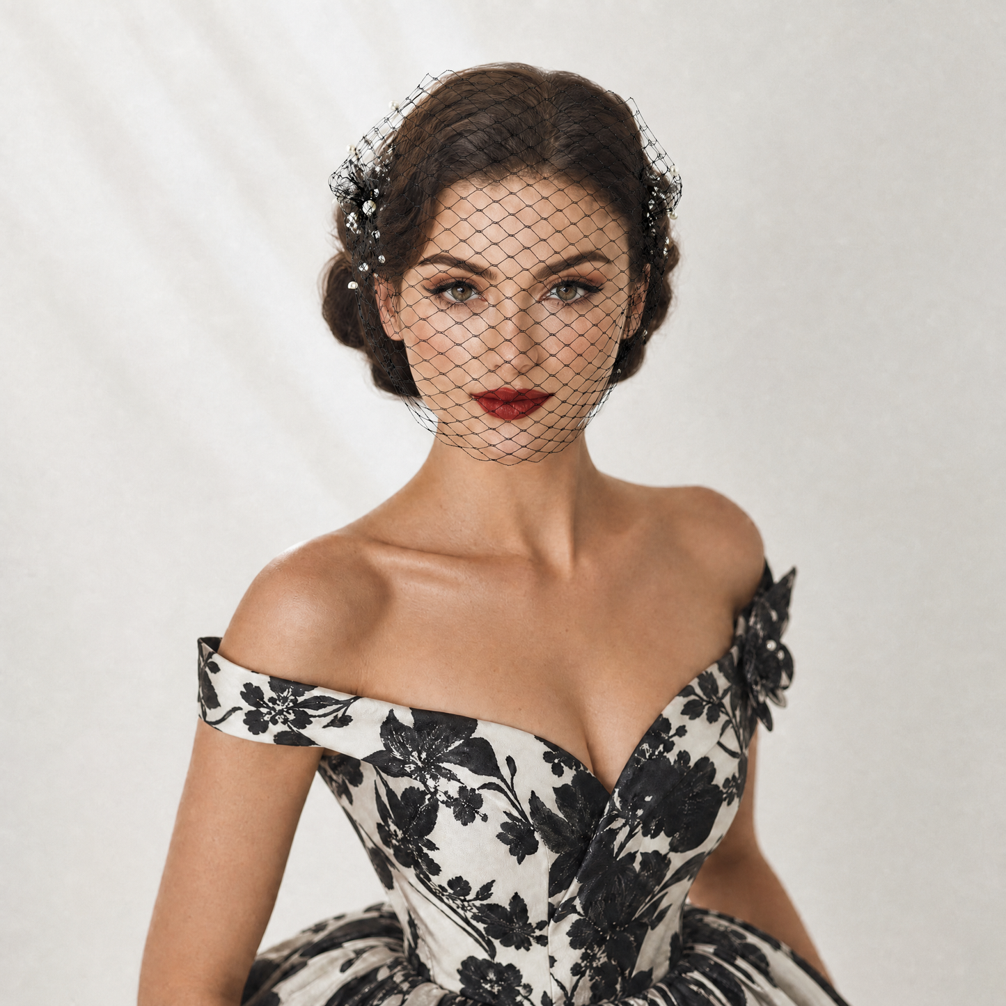 Classic Birdcage Bridal Veil Wedding Hair Veil - Bridella BMA08-B
