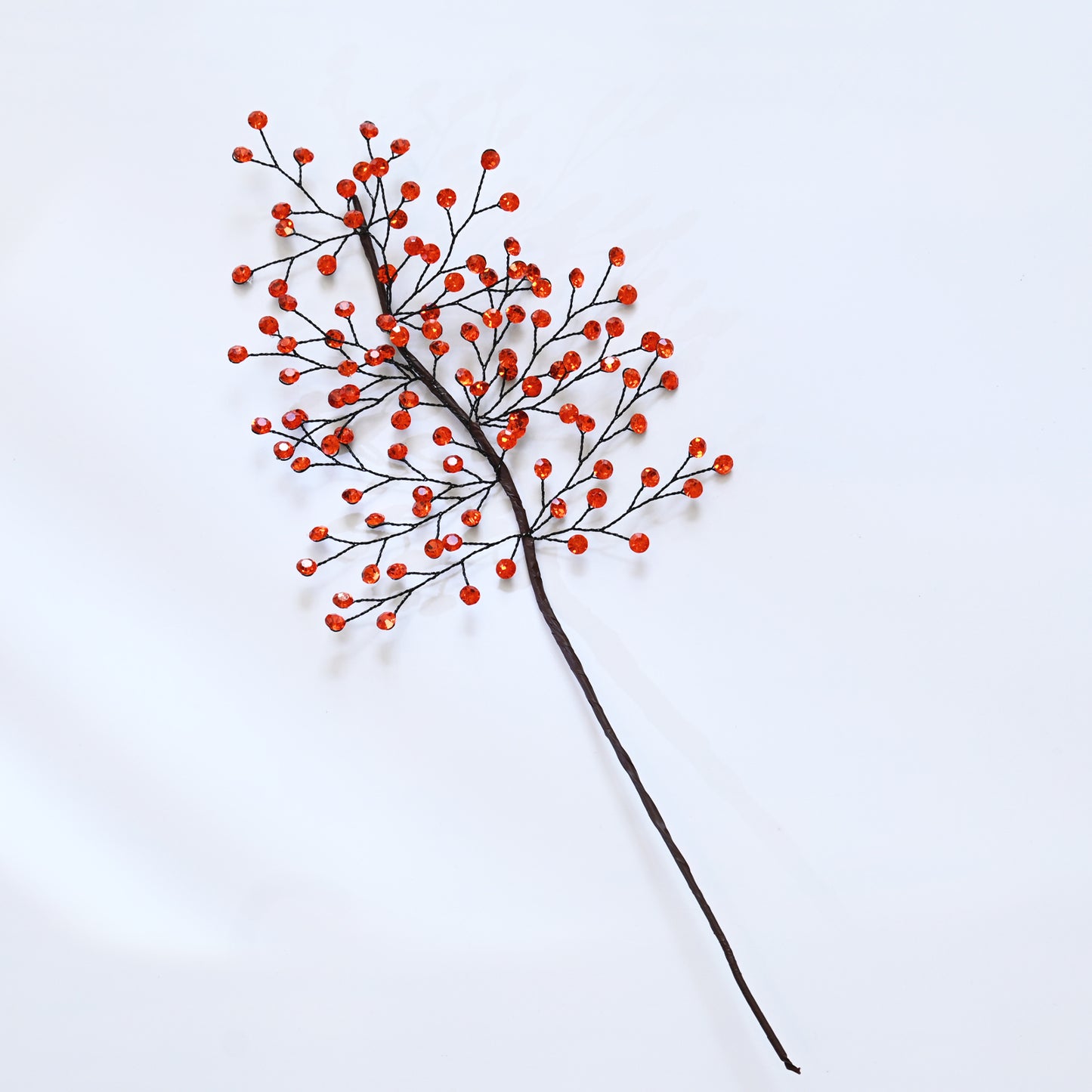 Handmade Crystal Bead Twig Branches, 4 Colors Rhinestone Berry Floral Stems for Wedding Table Centerpiece K126