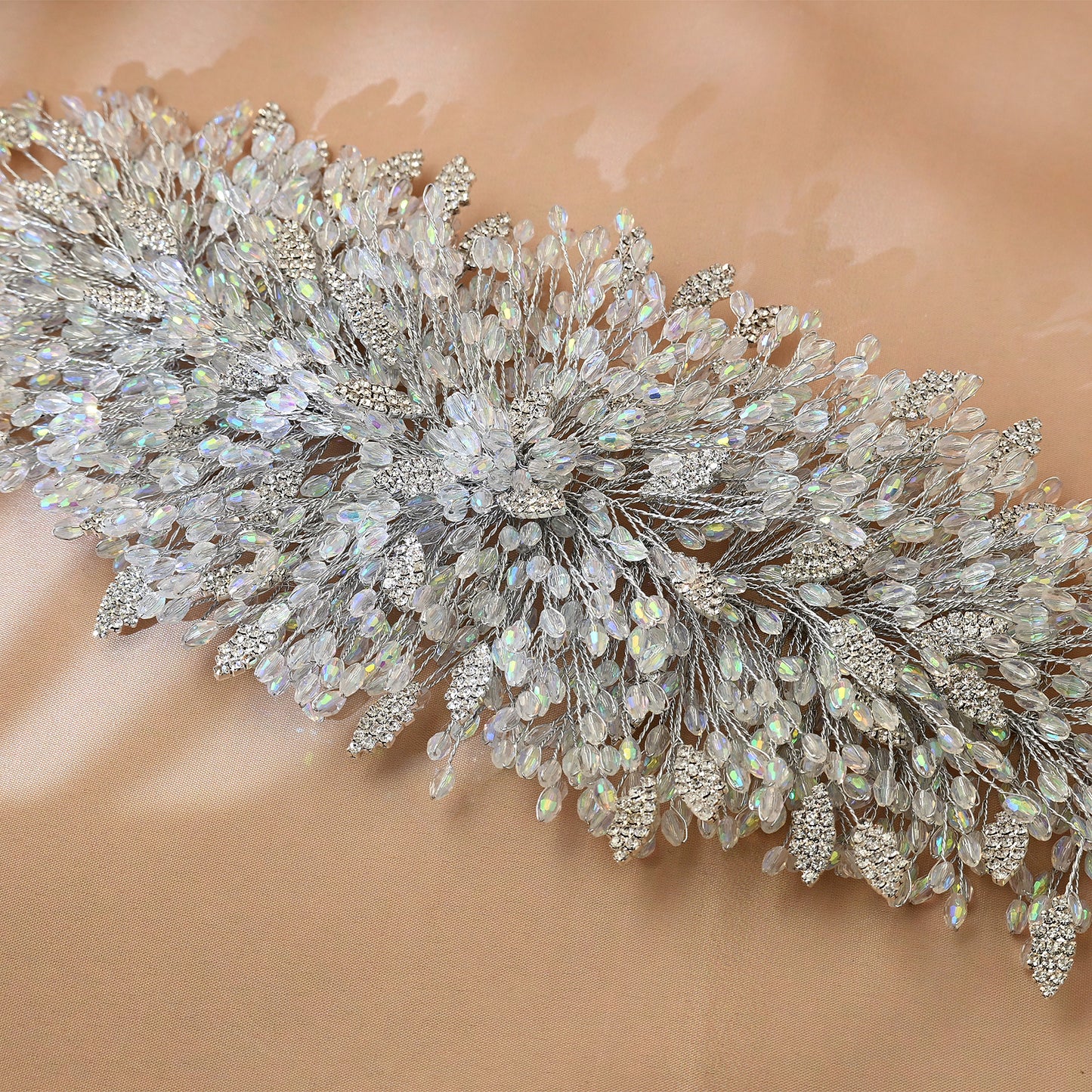 Bridella BHP397-S Silver Alloy & Crystal Crown