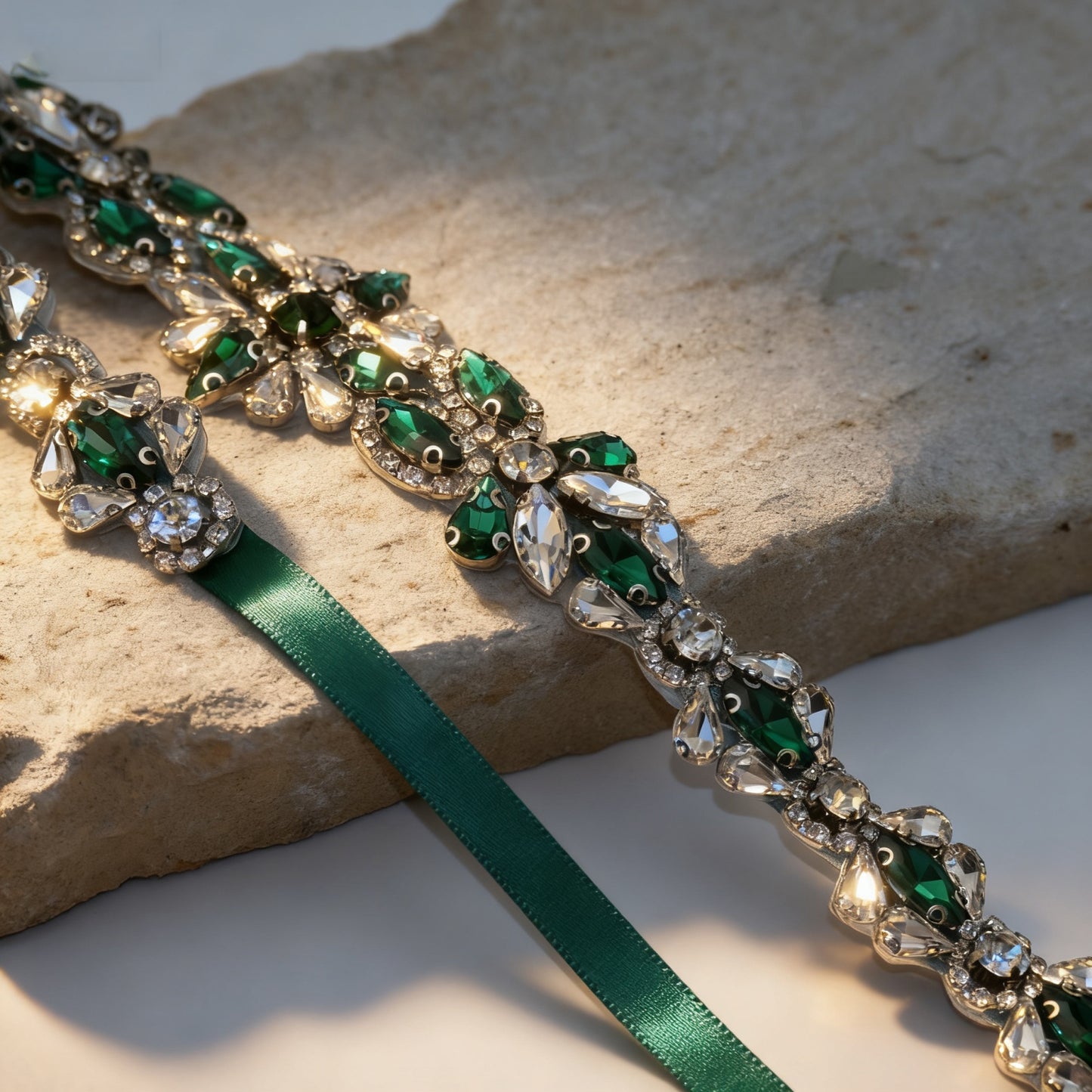 Bridella BS167KL Emerald Rhinestone Accessory