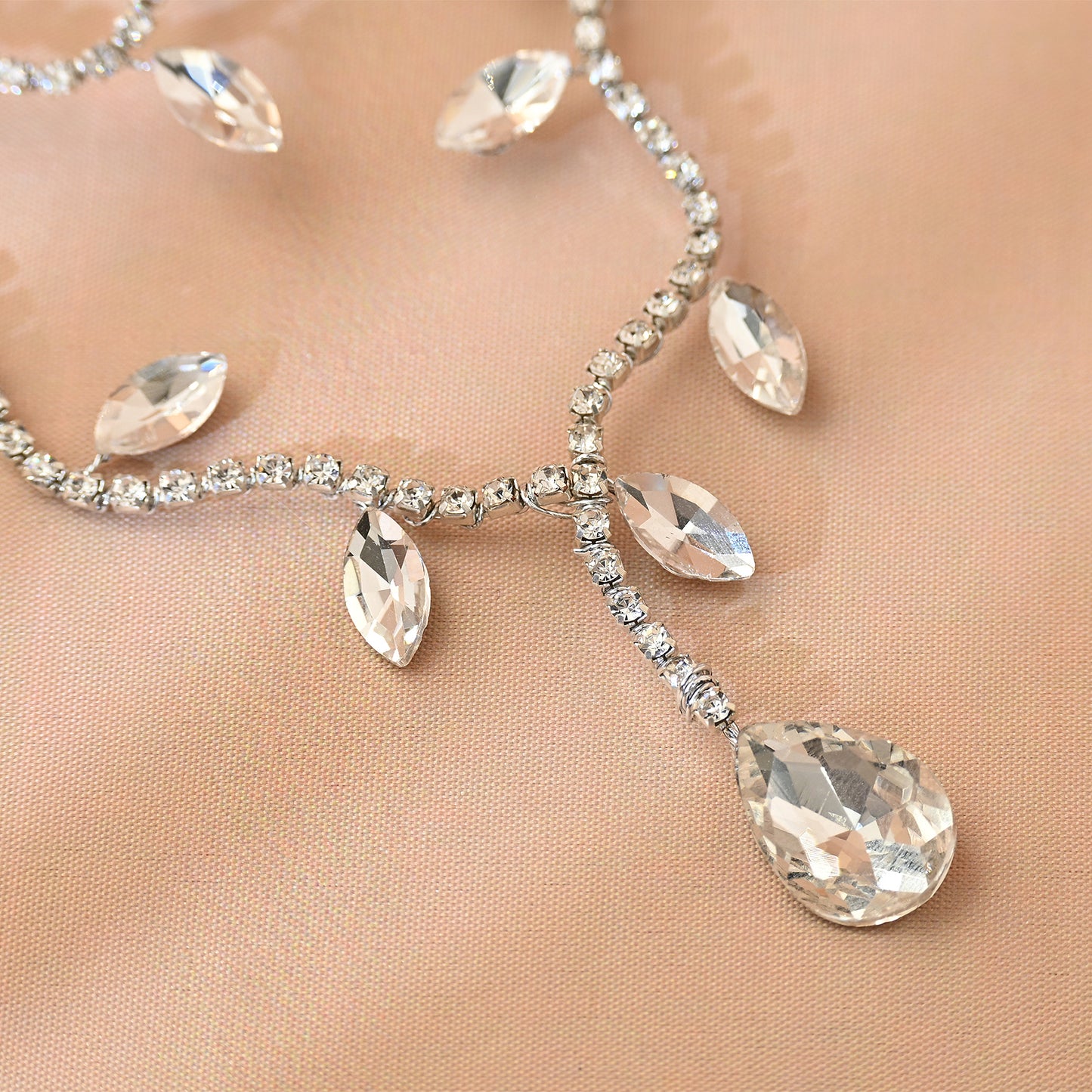 Bridella BHP495-S Silver Rhinestone Headwear