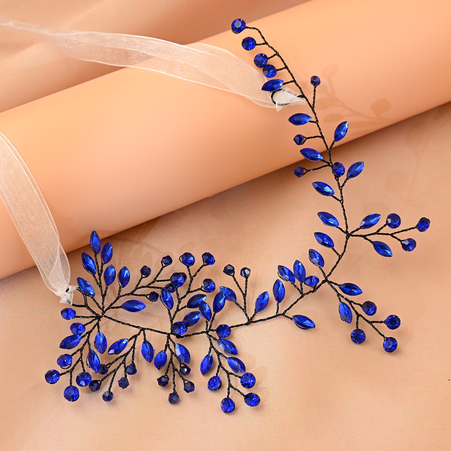 Bridella BHP21-Blue Blue Rhinestone Accessory