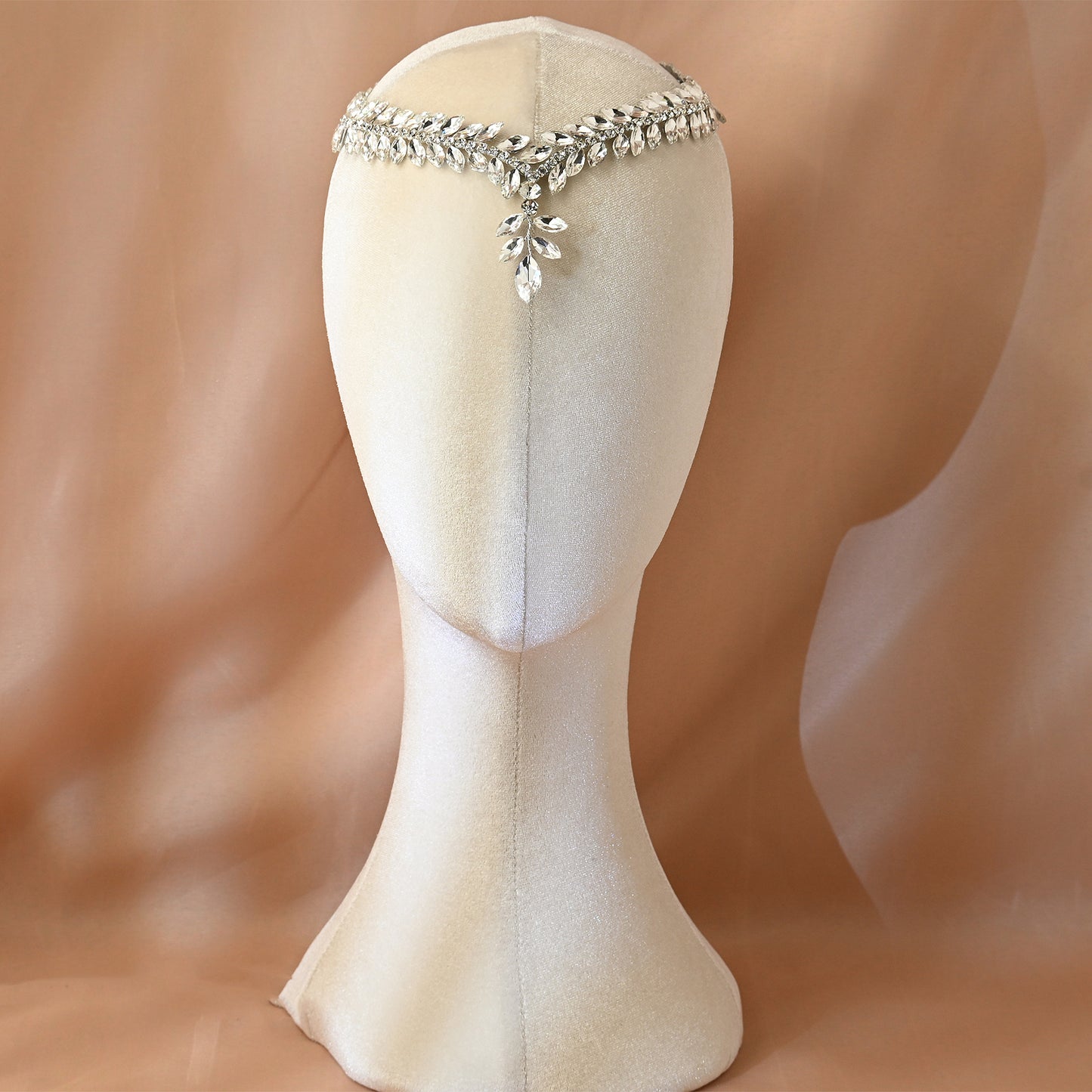 Bridella BHP529-S Silver Rhinestone Tiara