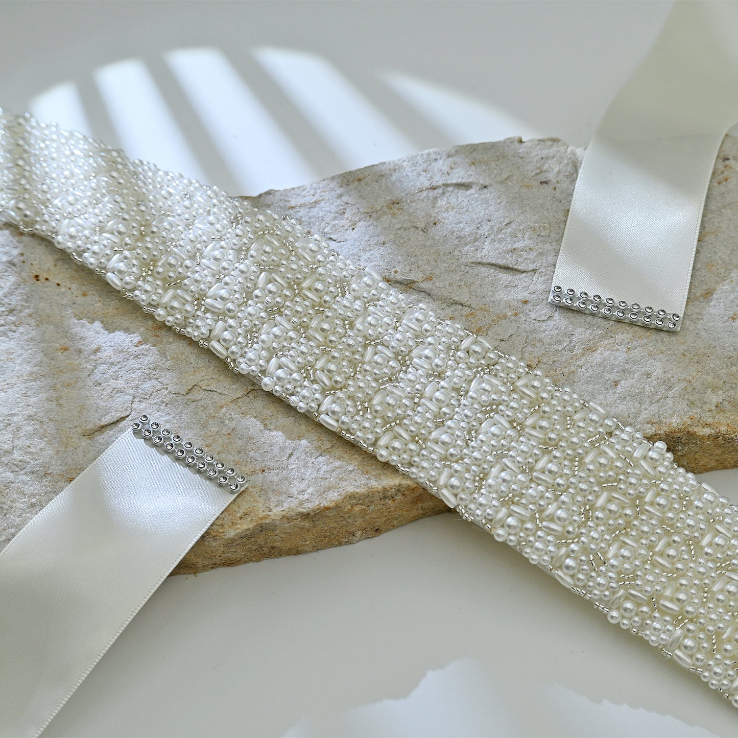 Bridella BS20 Ivory Pearl Belt