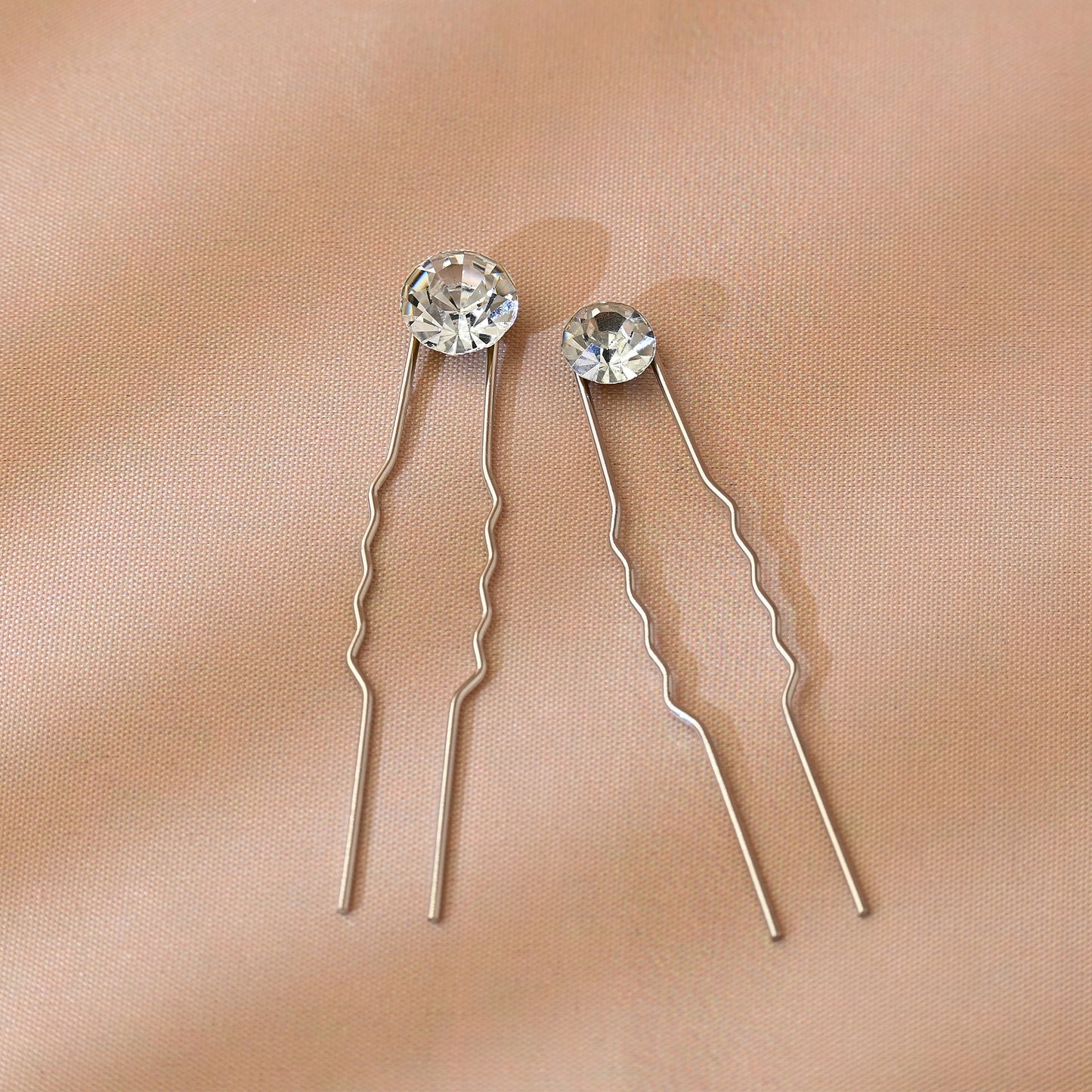 Bridella BHP535-S Silver Rhinestone Headwear