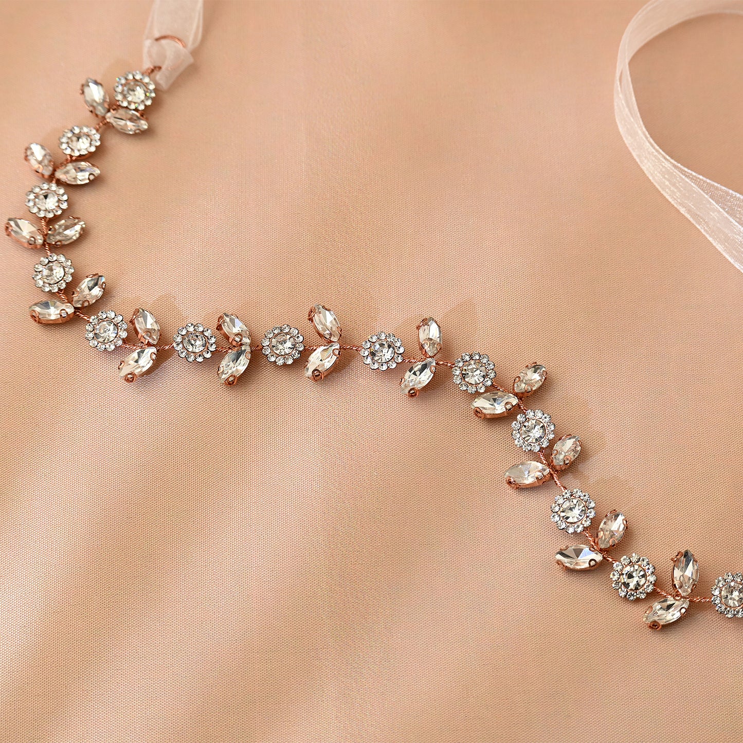 Bridella BHP309-G Gold Rhinestone Crown