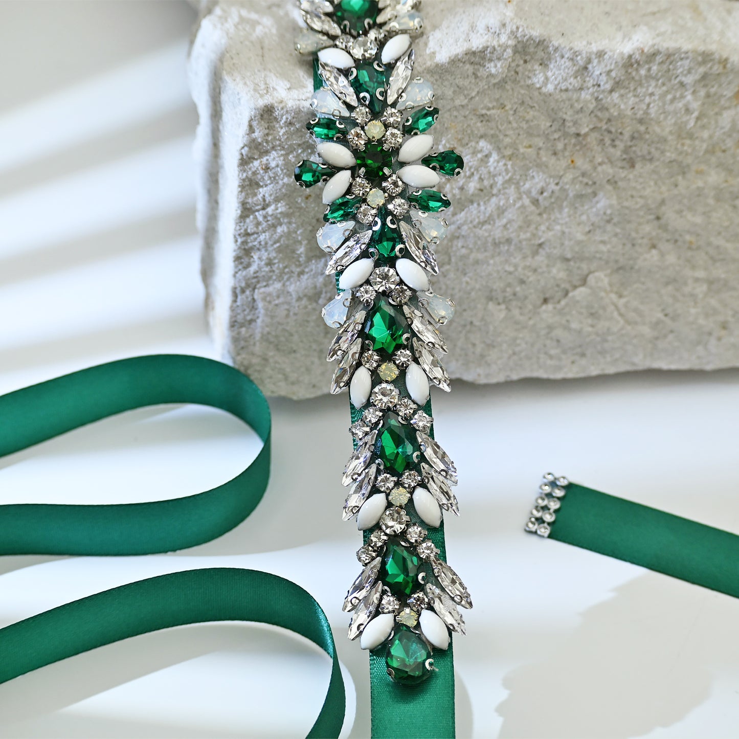 Rhinestone Bridal Belt Sash for Wedding - Bridella BS476