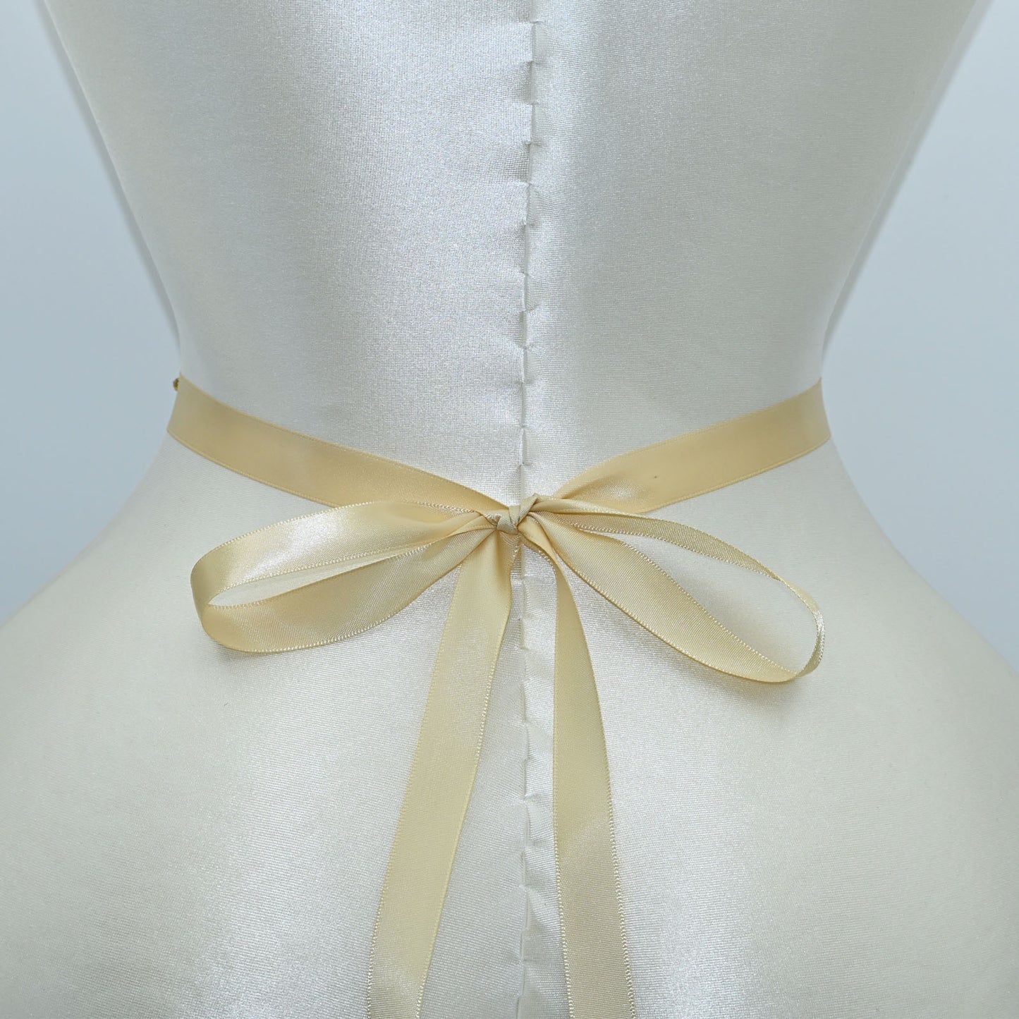 Bridella BS161G Champagne Rhinestone & Pearl Belt