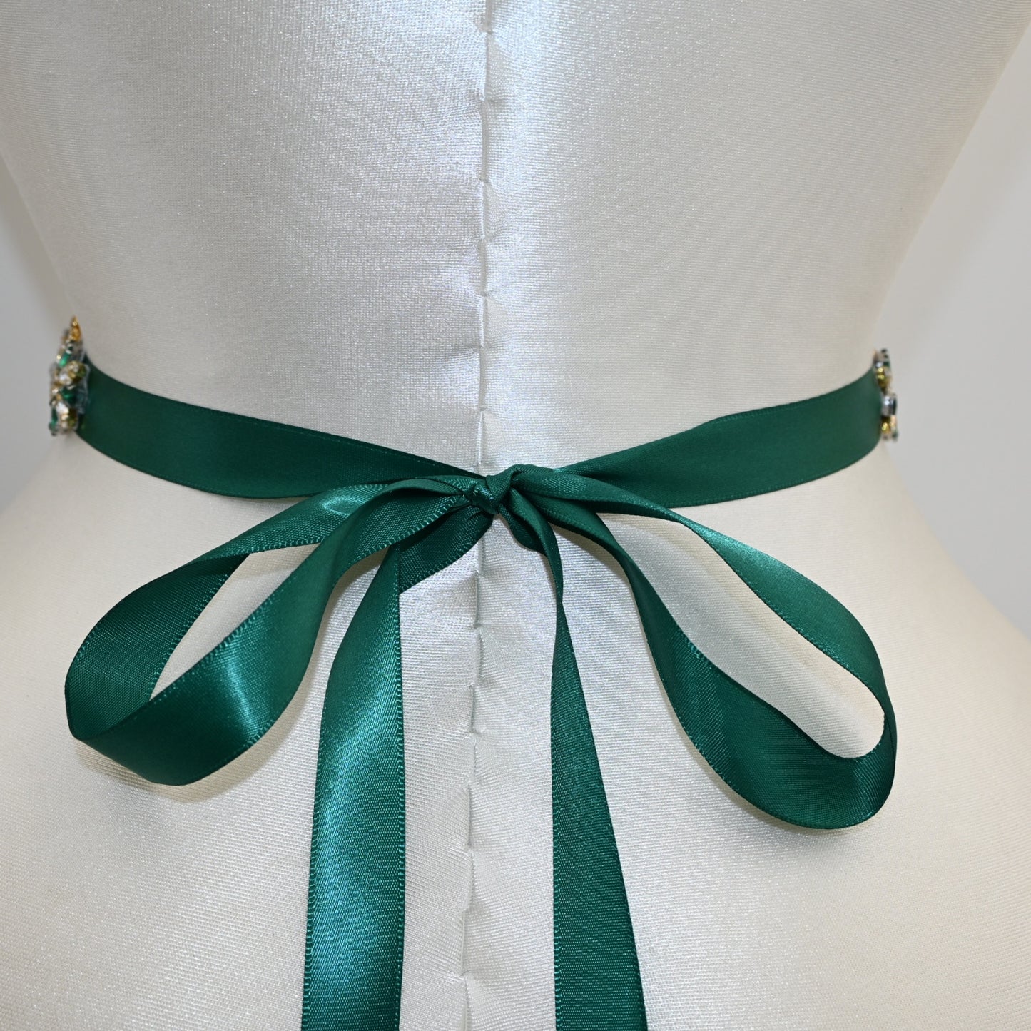Bridella BS433GKL Green Rhinestone & Pearl Accessory