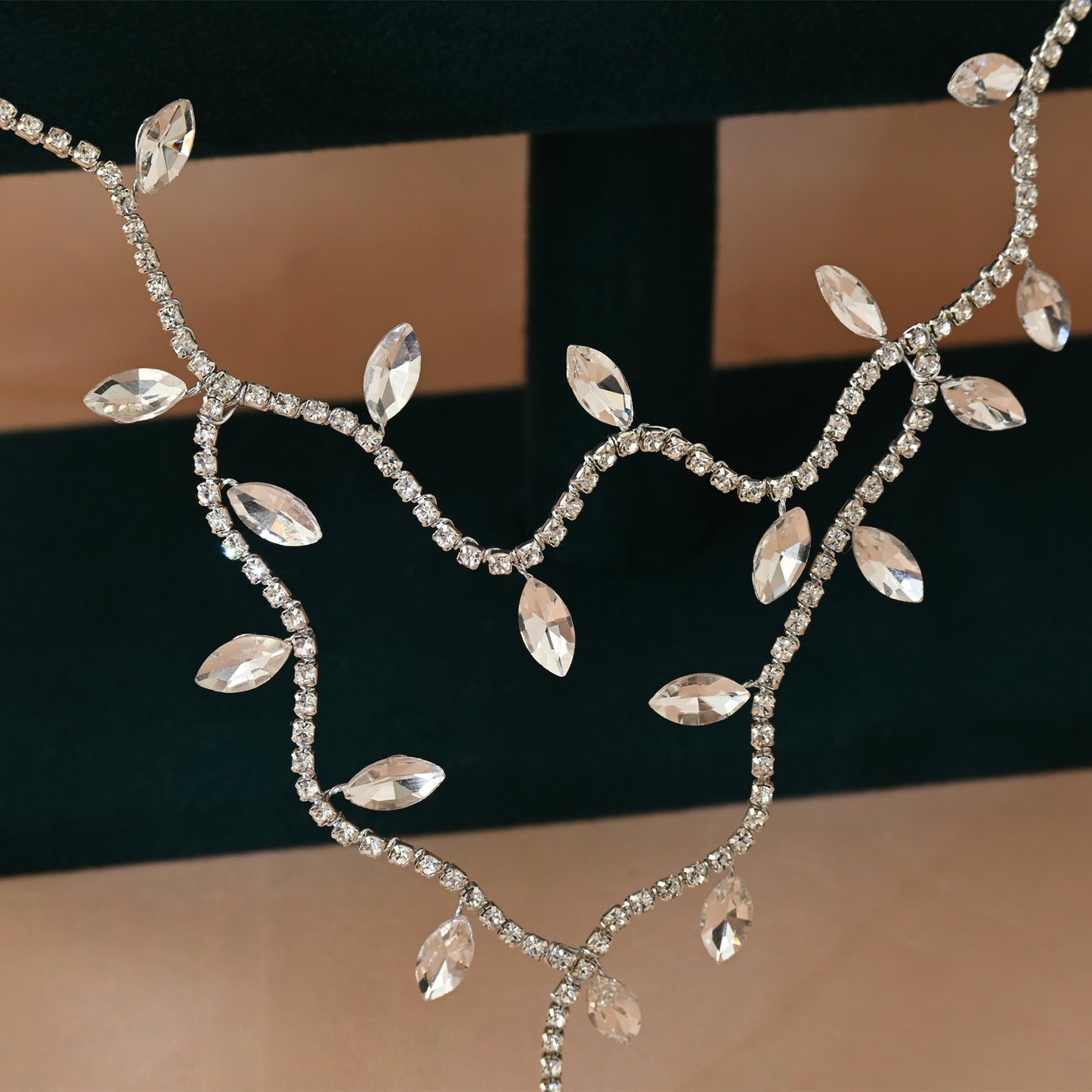 Bridella BHP495-S Silver Rhinestone Headwear