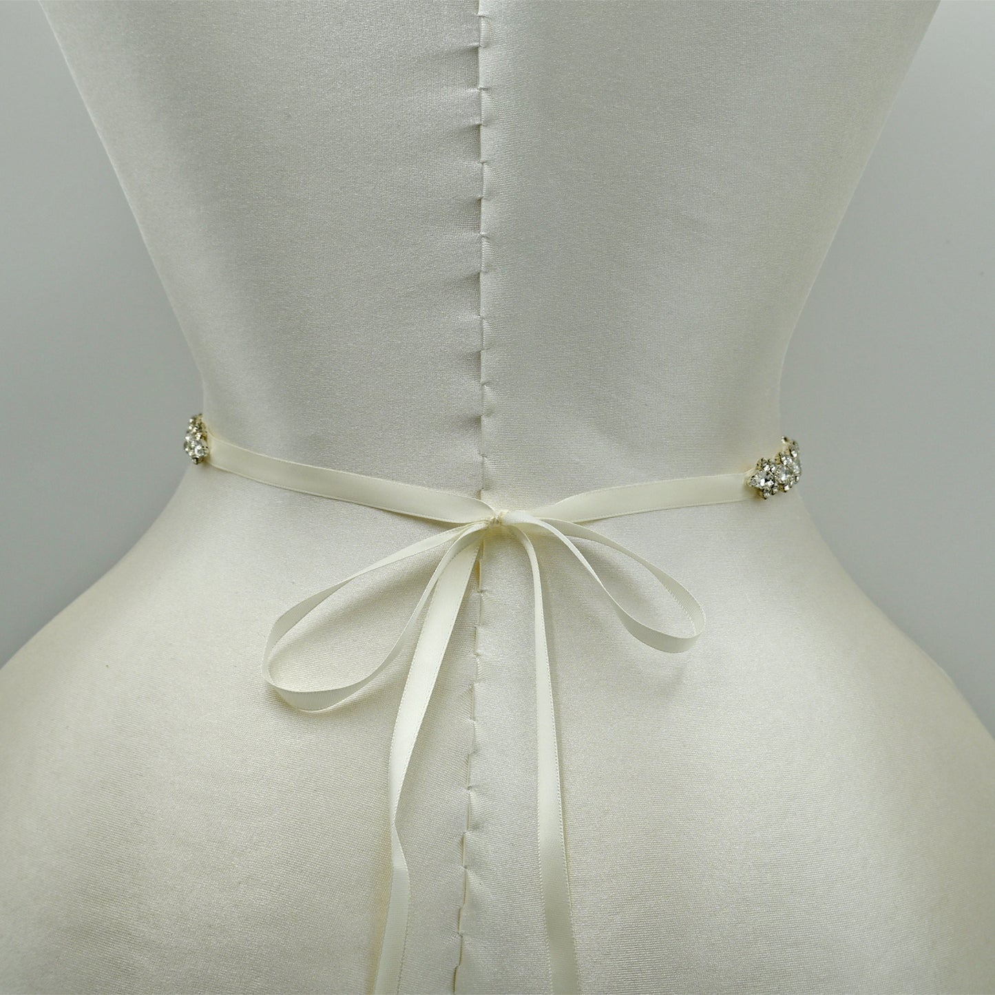 Bridella BS129 Silver Rhinestone Belt