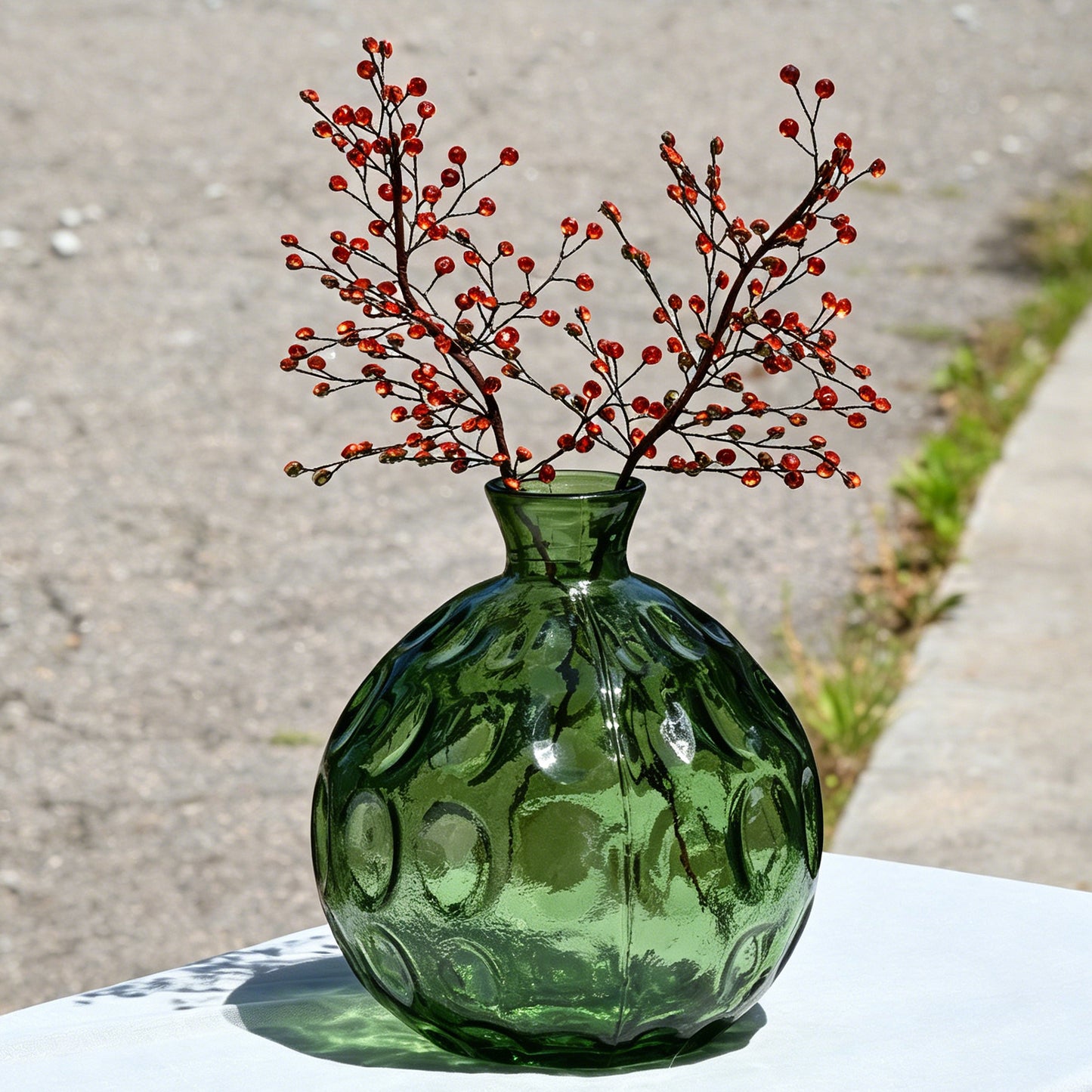 Handmade Crystal Bead Twig Branches, 4 Colors Rhinestone Berry Floral Stems for Wedding Table Centerpiece K126