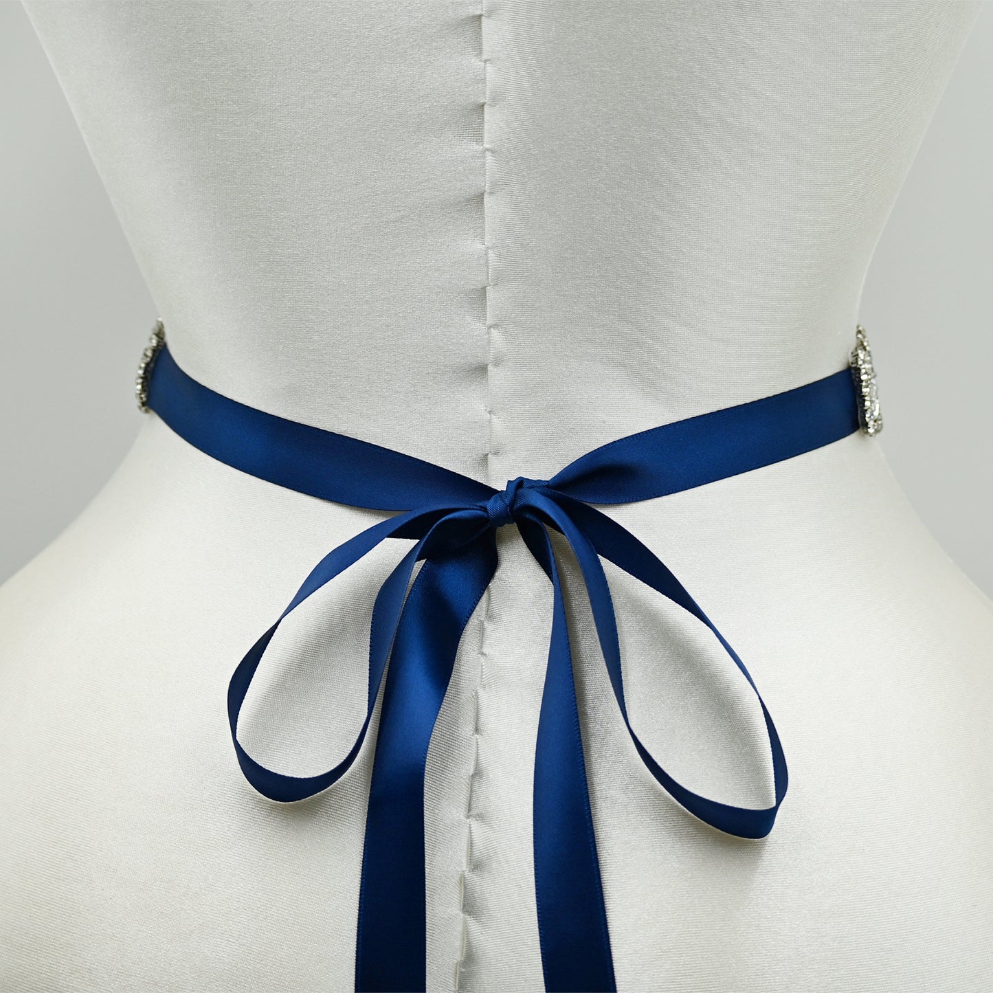 Bridella BS453ML Navy Rhinestone Belt