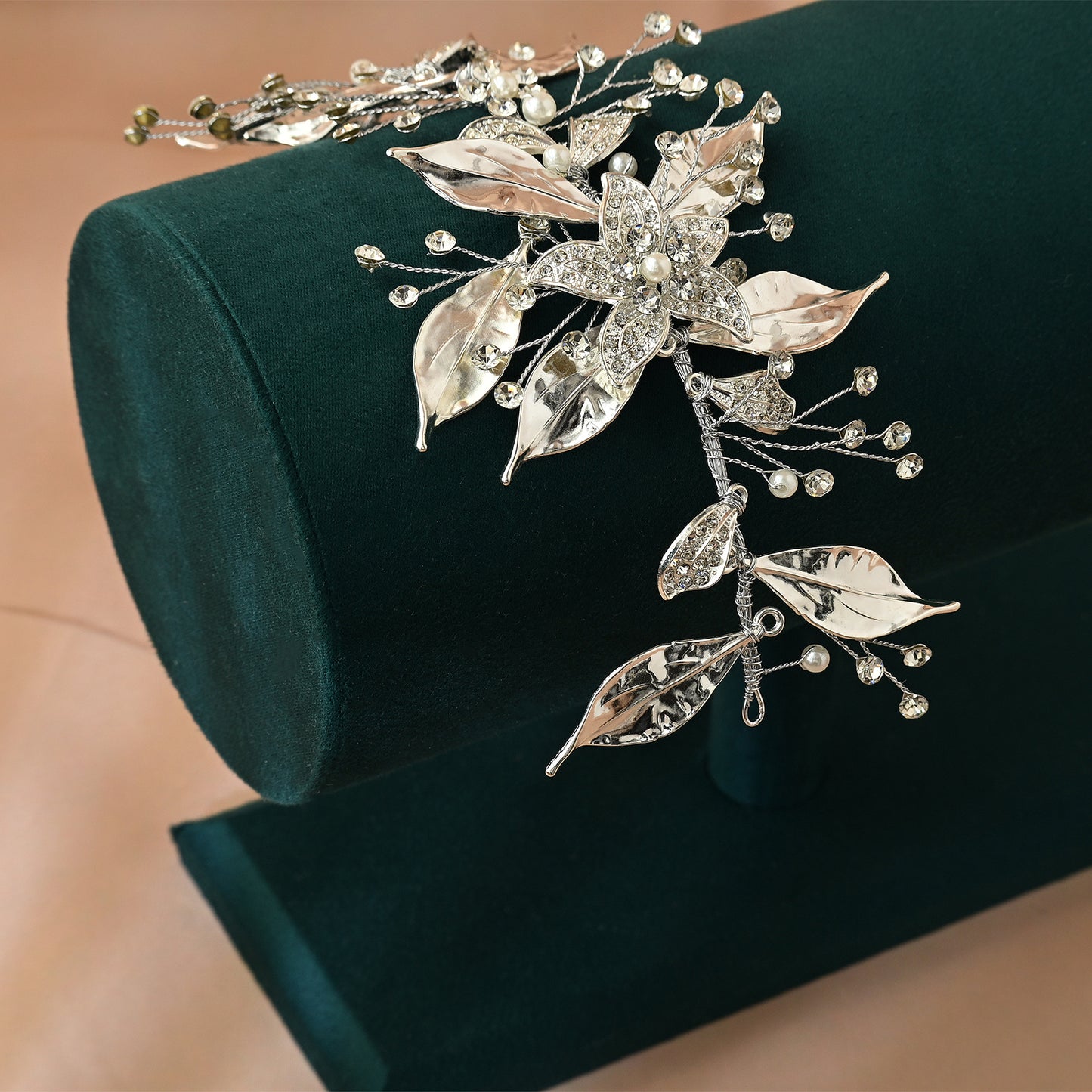 Bridella BHP299-S Silver Rhinestone Headwear