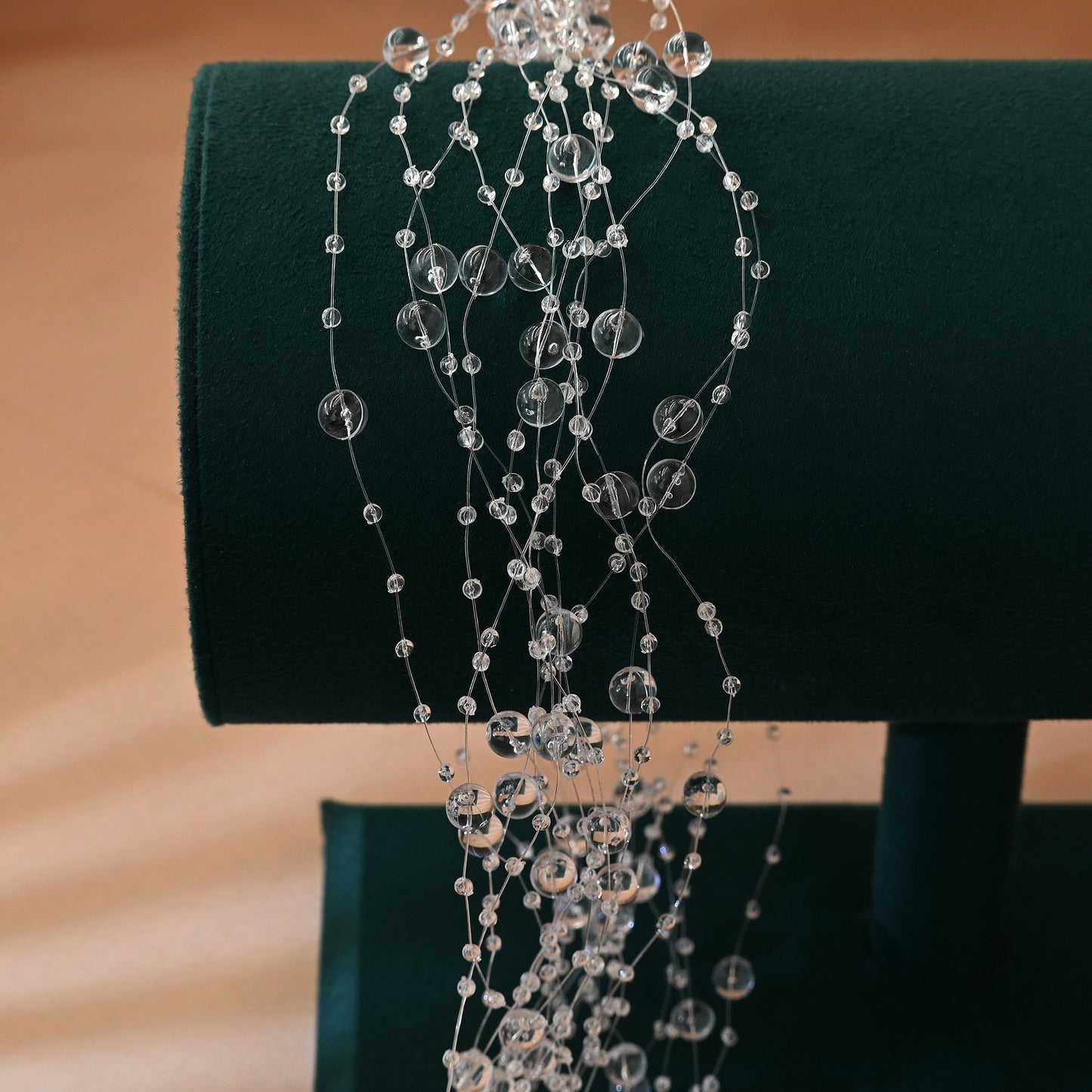 Bridella BHP538-touming Silver Crystal Headband