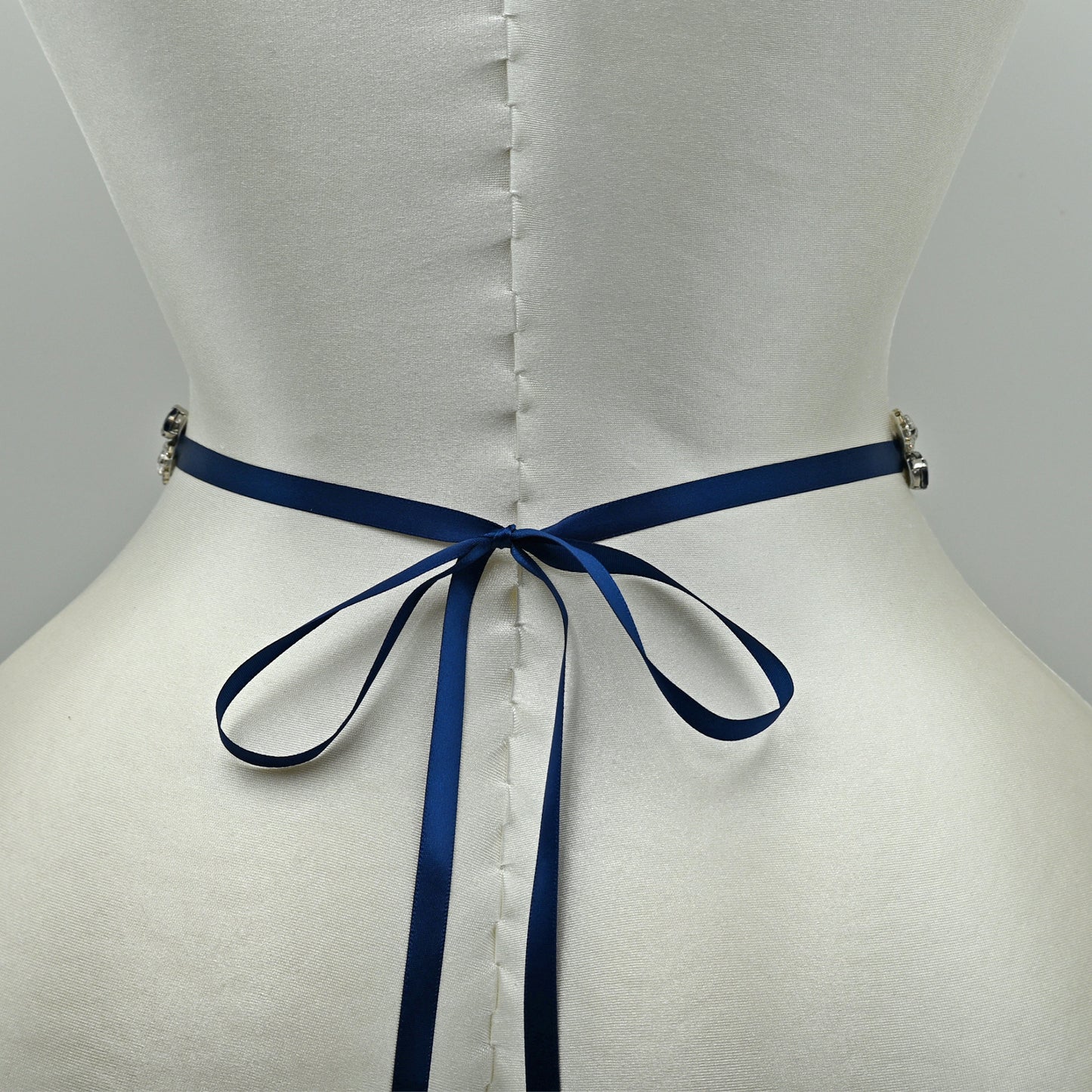 Bridella BS212ML-Navy Blue Navy Rhinestone Belt