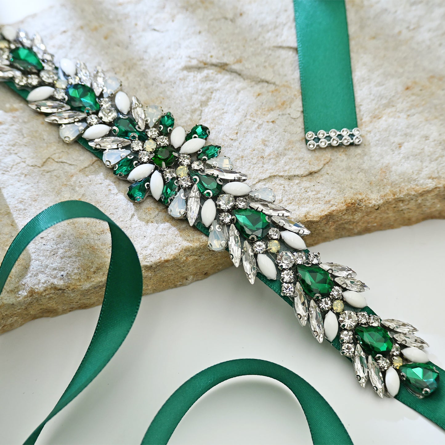 Rhinestone Bridal Belt Sash for Wedding - Bridella BS476