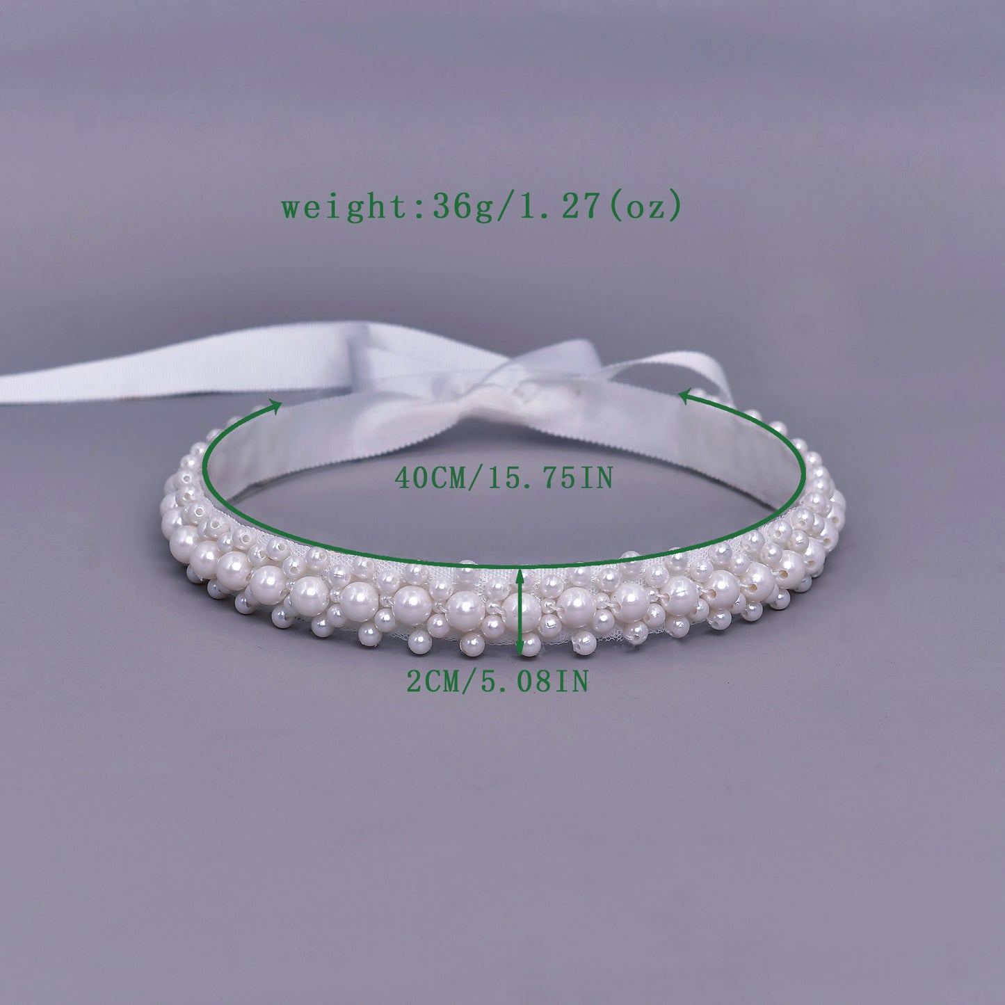 Bridella Ivory Pearl Bridal Belt with Bow, Elegant Beaded Wedding Sash-BS184