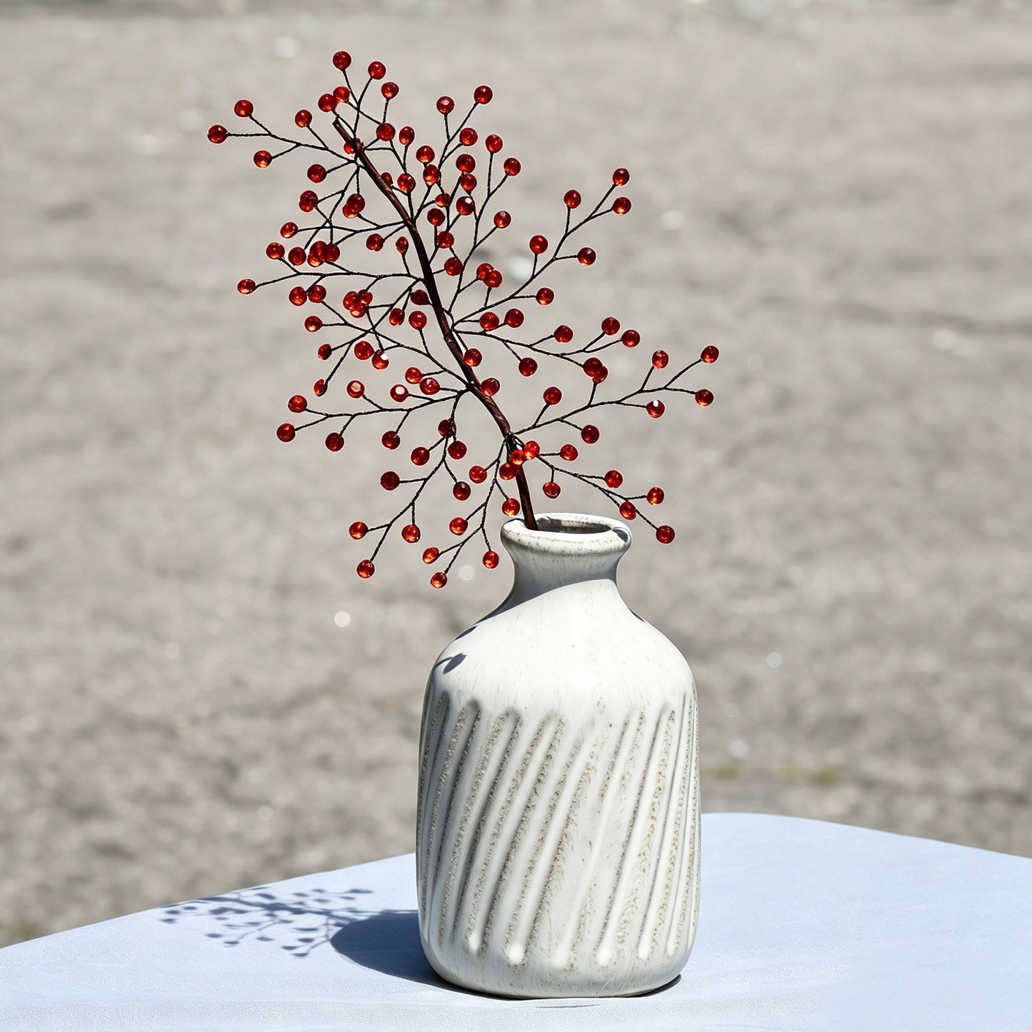 Handmade Crystal Bead Twig Branches, 4 Colors Rhinestone Berry Floral Stems for Wedding Table Centerpiece K126