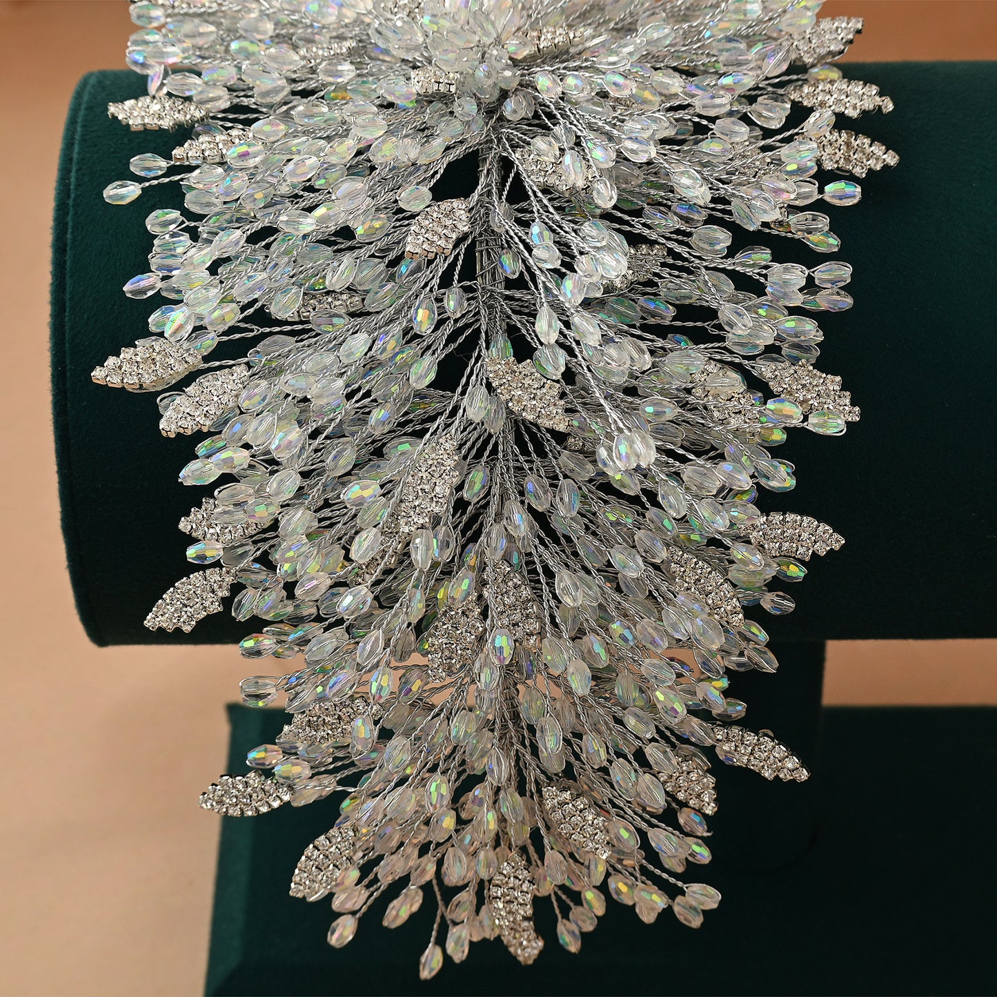 Bridella BHP397-S Silver Alloy & Crystal Crown