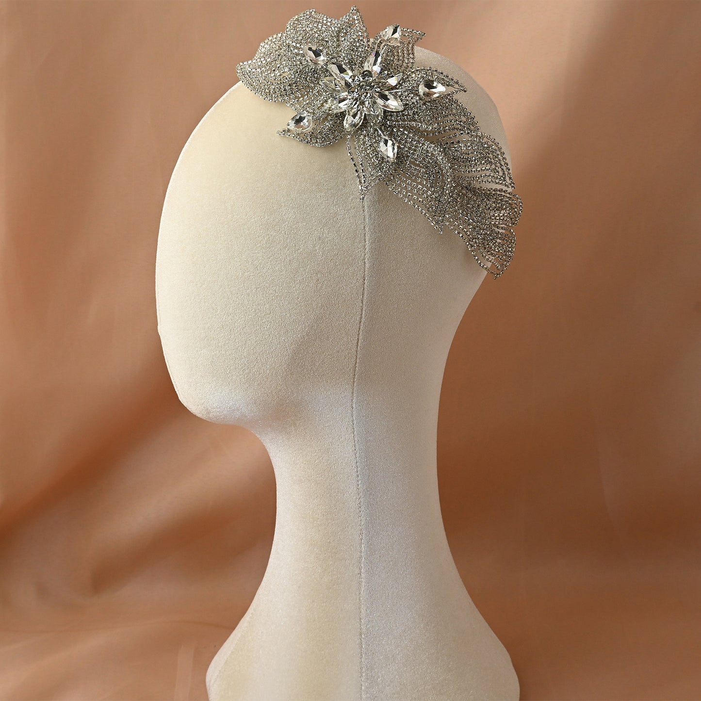 Bridella BHP455-S Silver Rhinestone Tiara