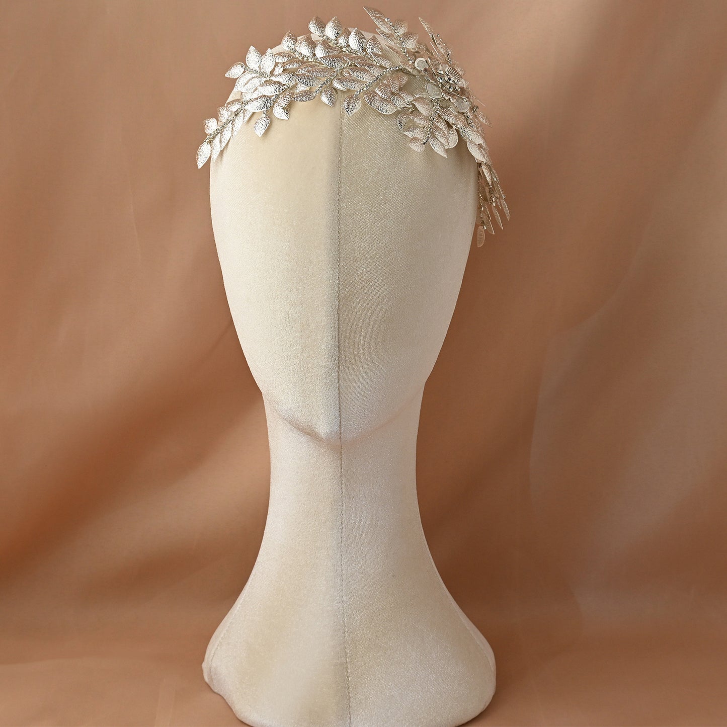 Bridella BHP510-S Silver Rhinestone Crown