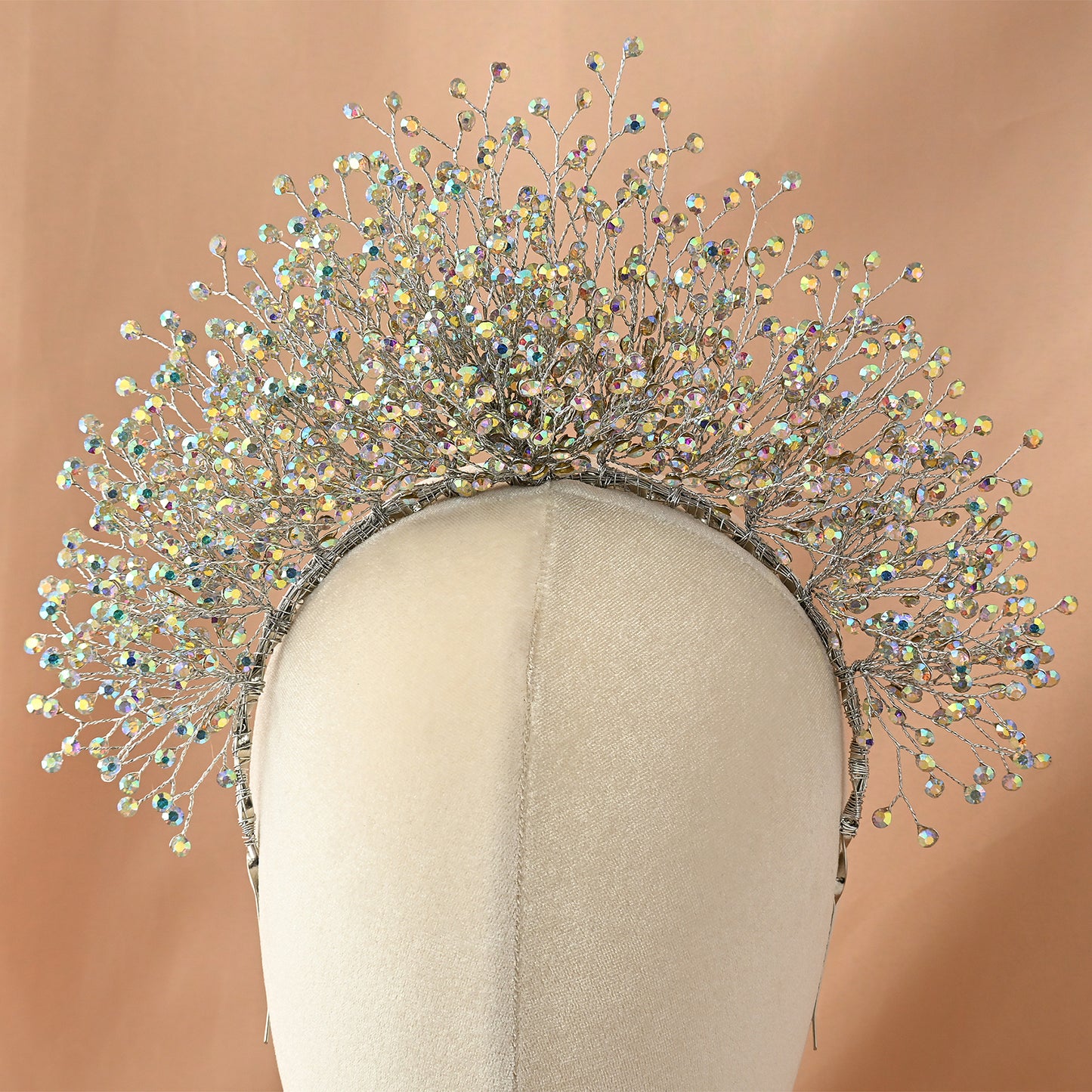 Bridella BHP193 Colorful Rhinestone Crown