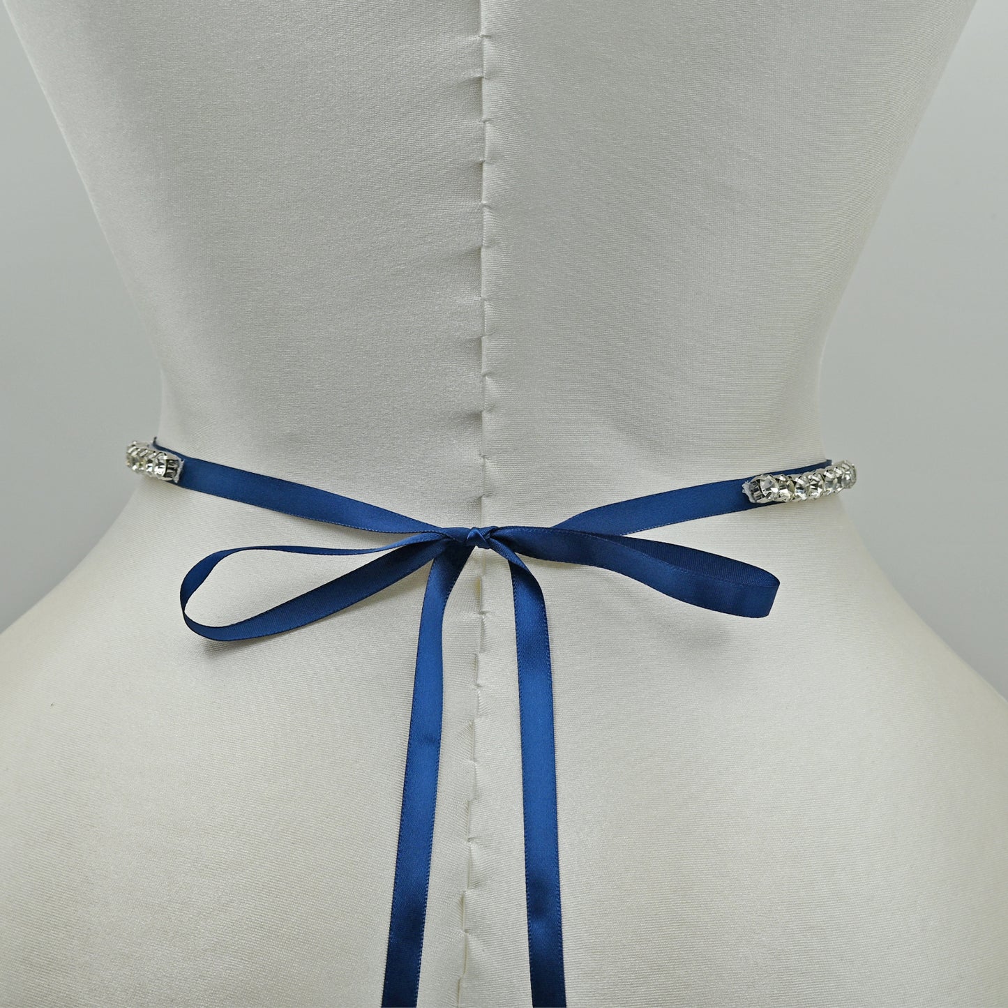 Bridella BS166ML-Navy Blue Rhinestone Belt