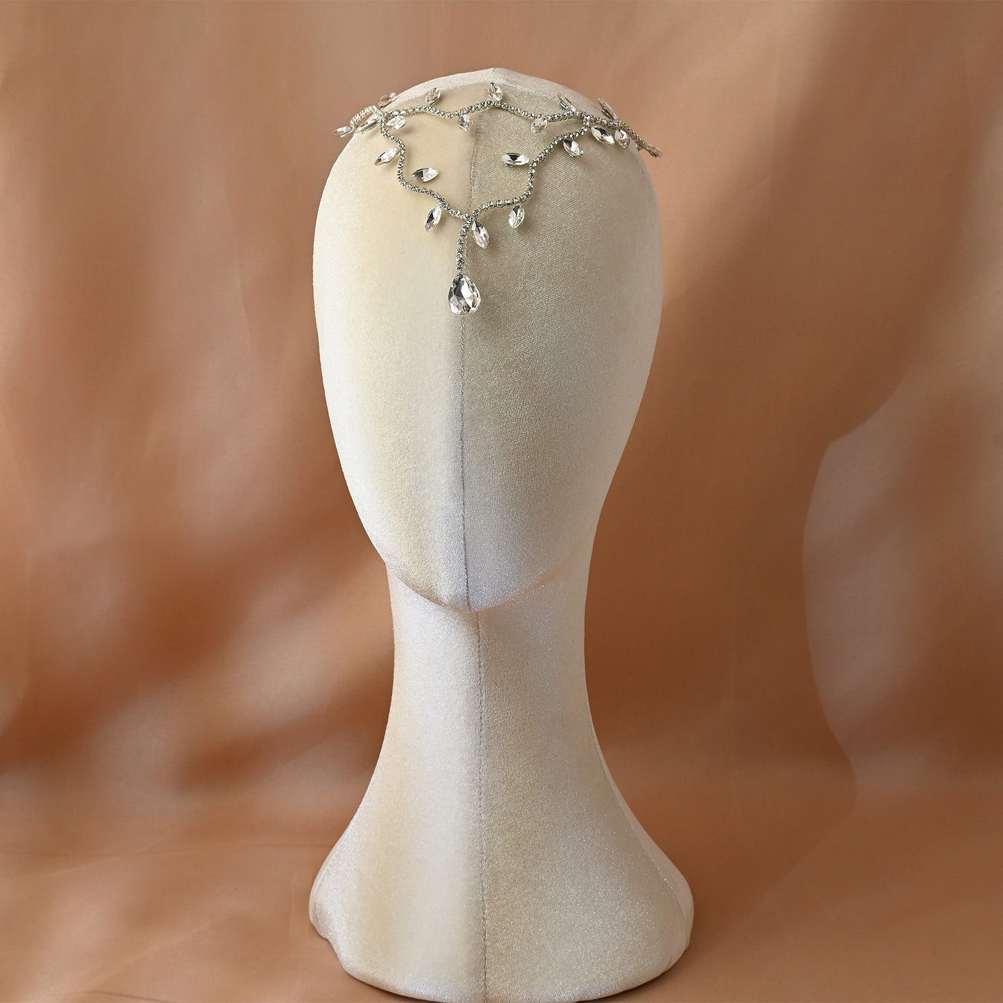 Bridella BHP495-S Silver Rhinestone Headwear