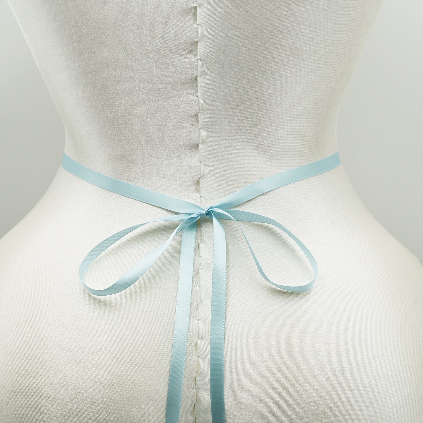 Light Blue Rhinestone & Pearl Bridal Dress Belt for Wedding - Bridella BS93QL