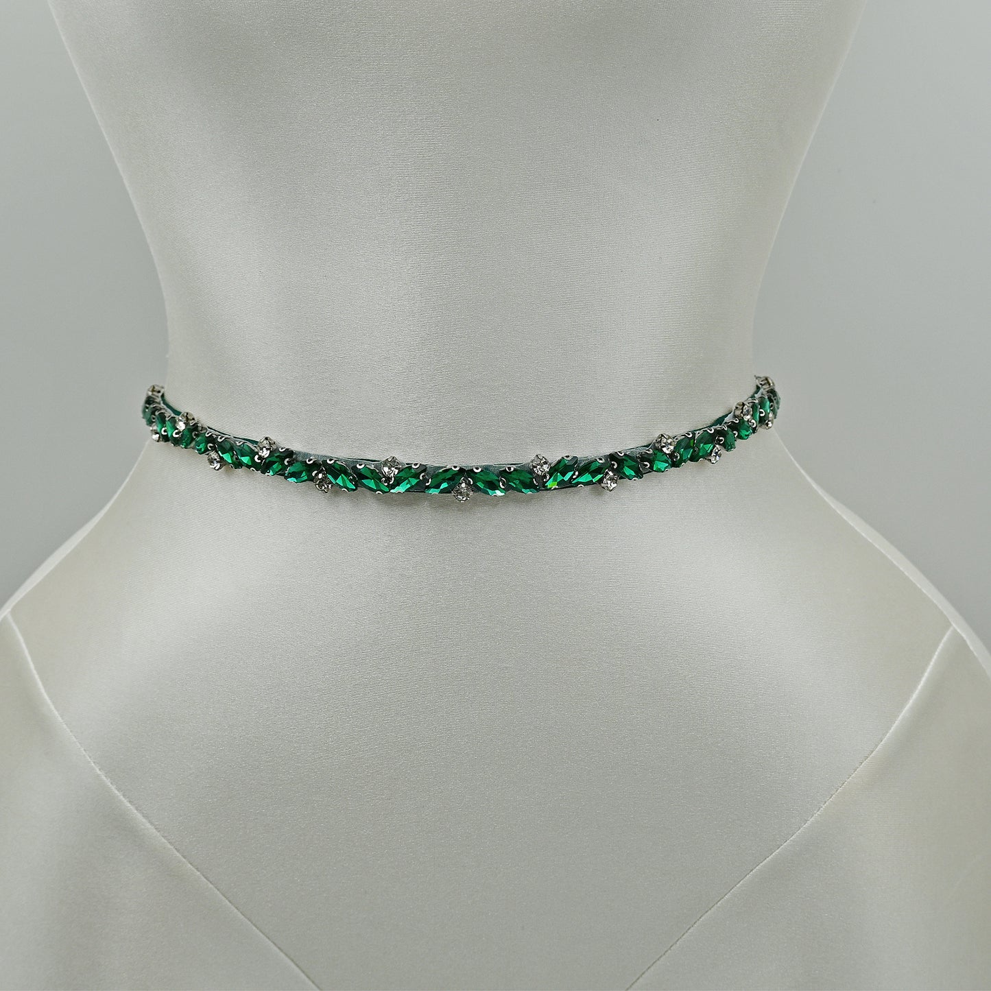 Bridella BS149KL Green Rhinestone Belt