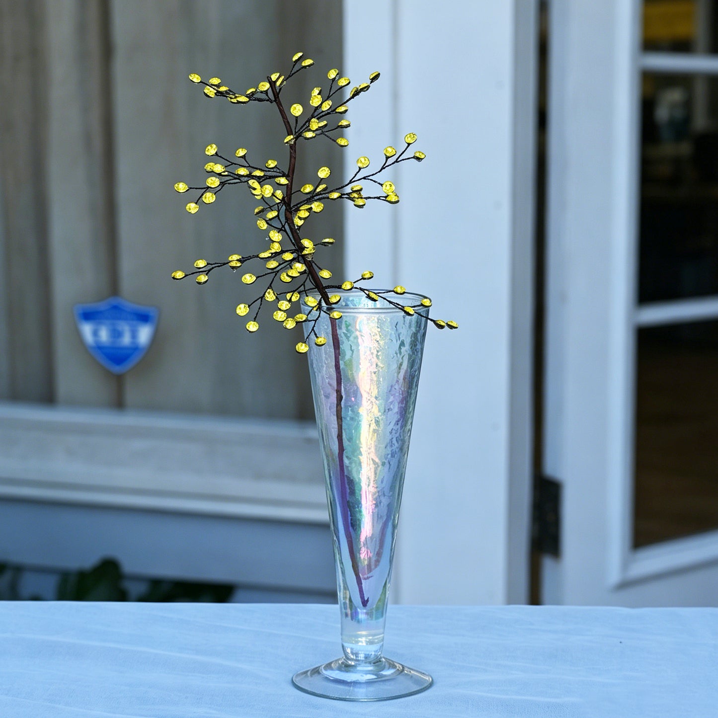 Handmade Crystal Bead Twig Branches, 4 Colors Rhinestone Berry Floral Stems for Wedding Table Centerpiece K126