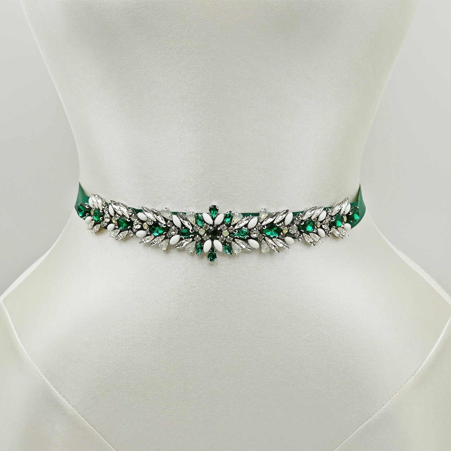 Rhinestone Bridal Belt Sash for Wedding - Bridella BS476