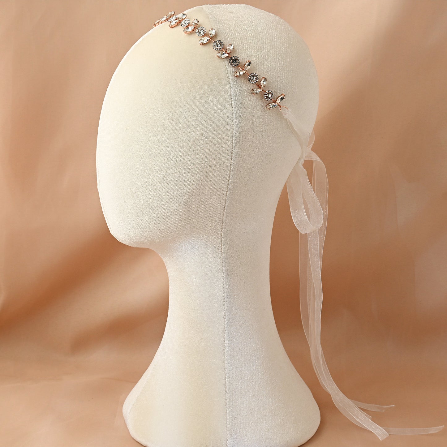 Bridella BHP309-G Gold Rhinestone Crown