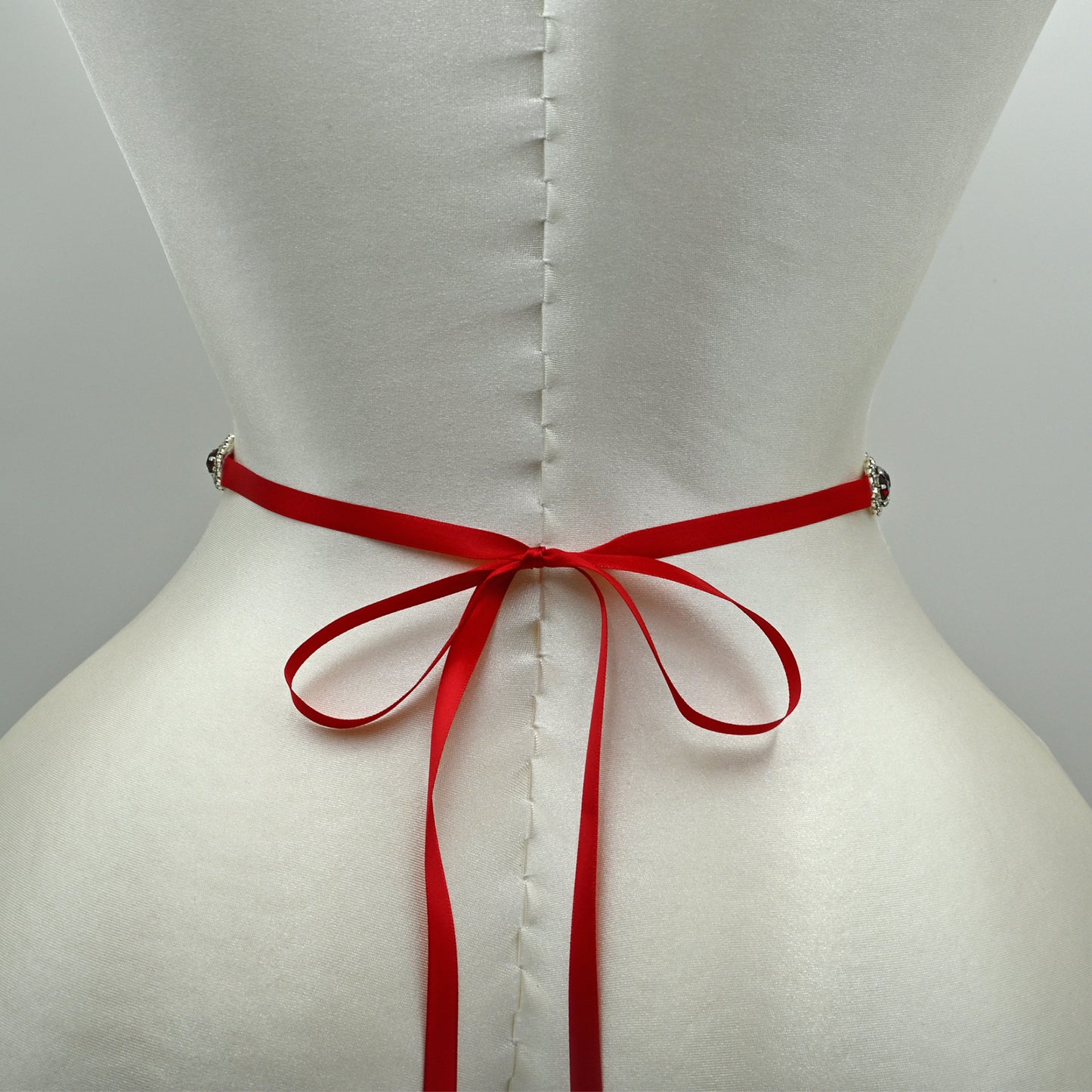 Bridella BS165R Red Rhinestone Belt