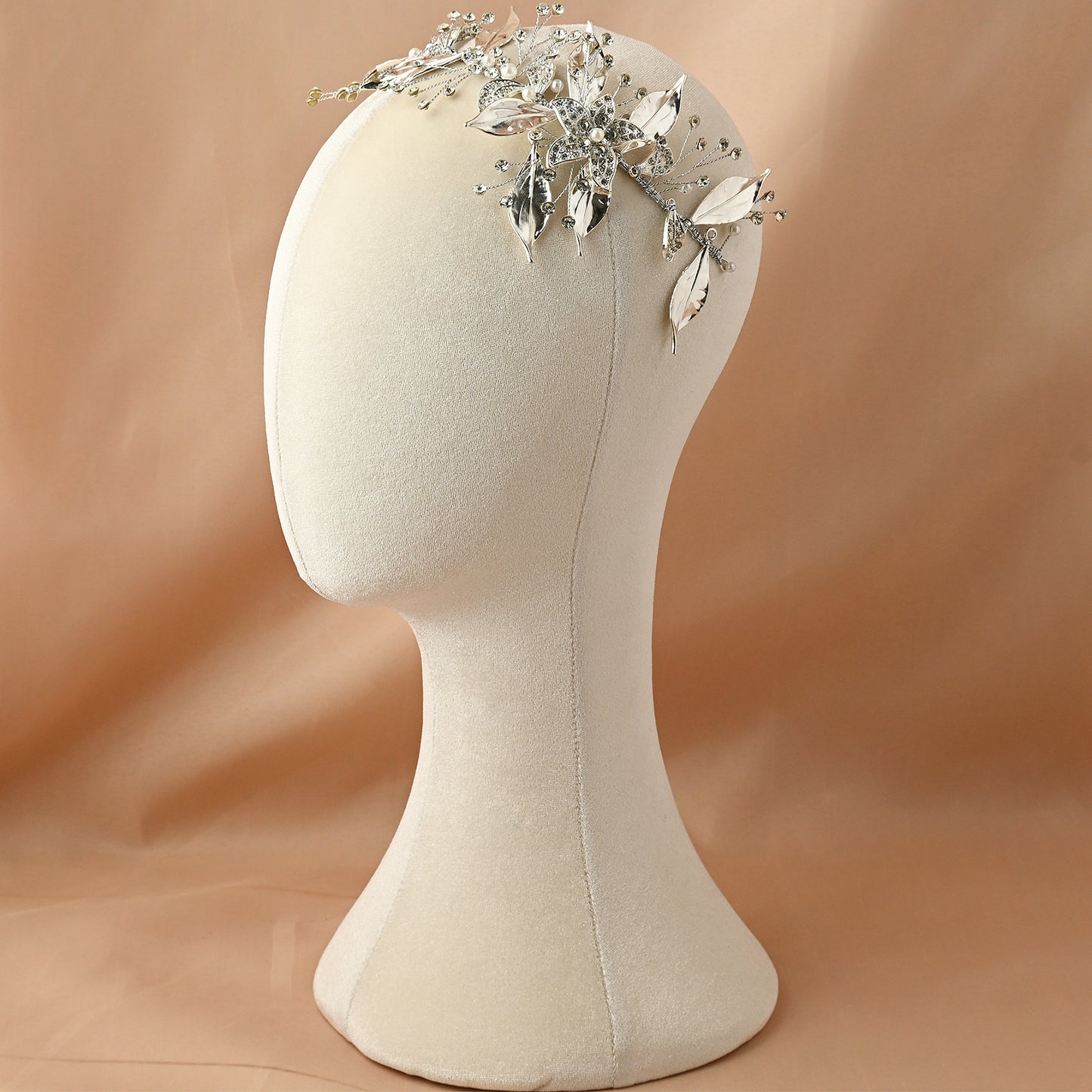Bridella BHP299-S Silver Rhinestone Headwear