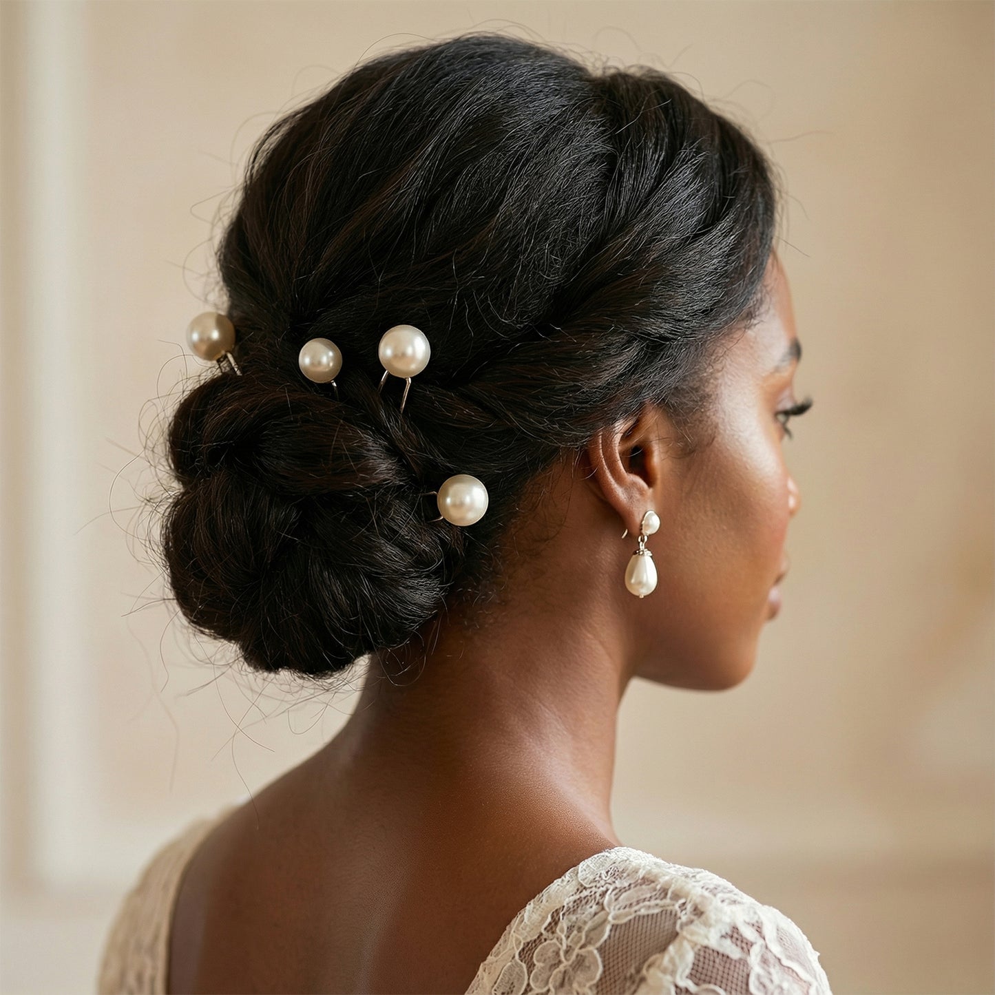 Bridella BHP536-20 pcs Silver Pearl Headwear