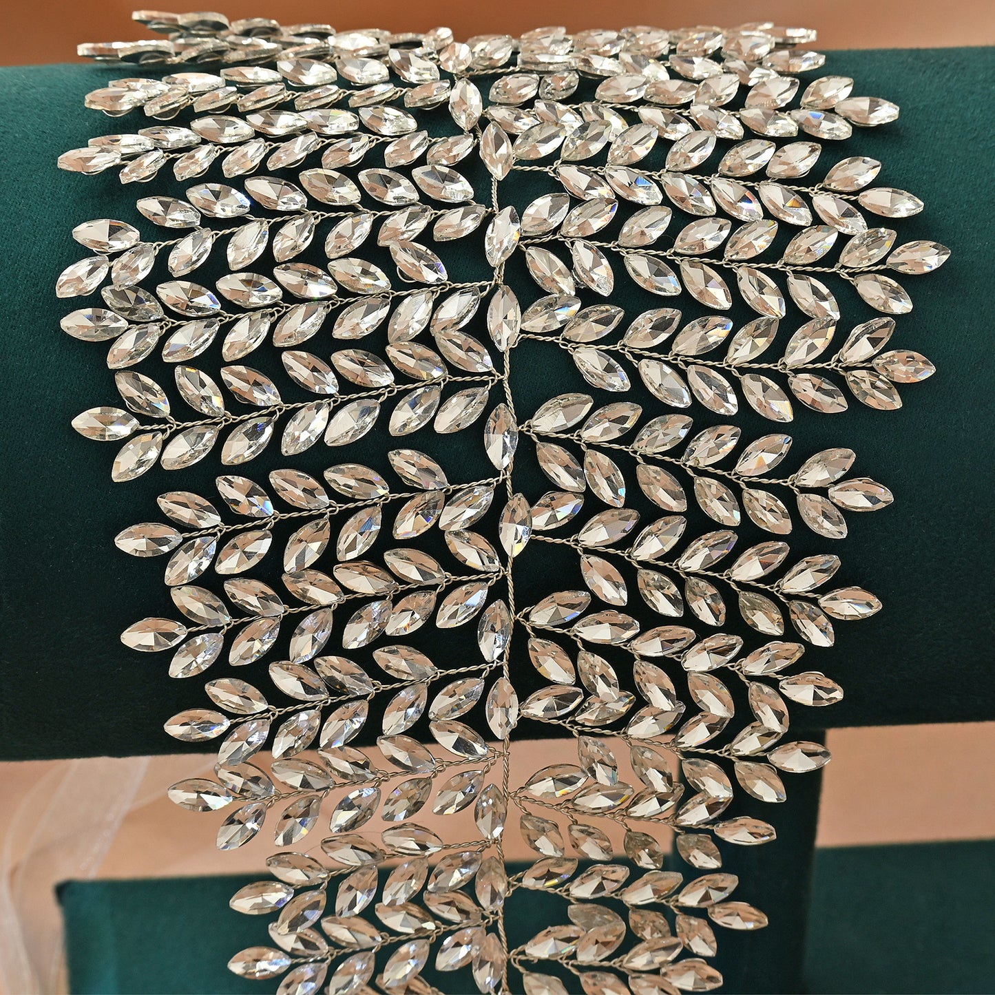 Bridella BHP238-S Silver Rhinestone Crown