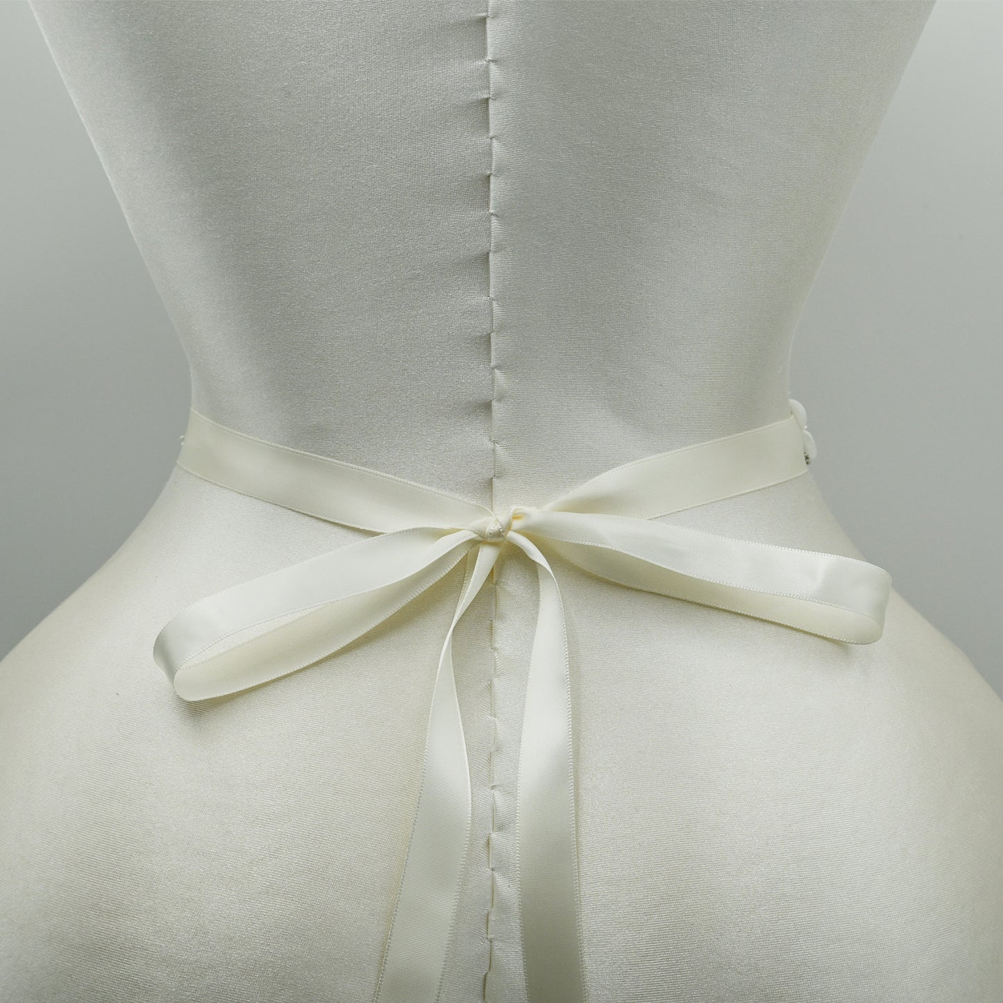 Bridella BS13 Ivory Rhinestone & Pearl Belt