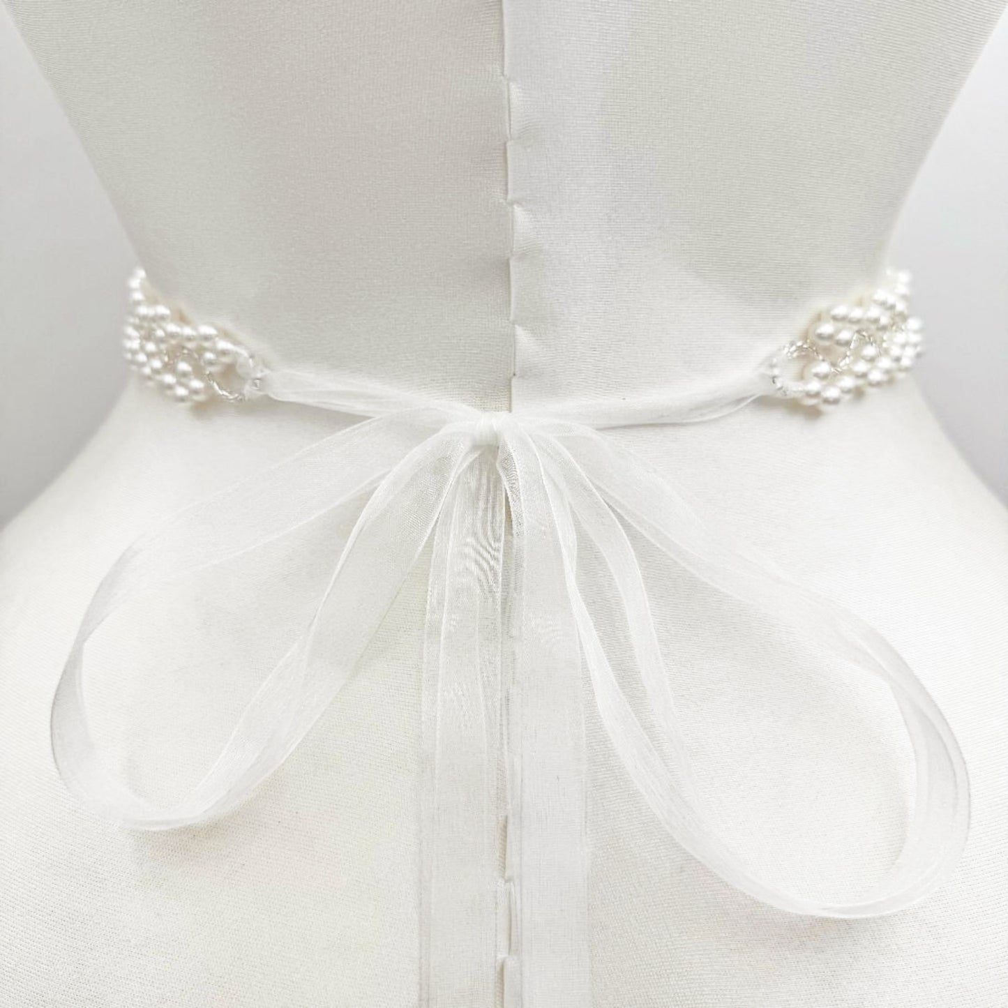 Ivory Pearl Belt - Bridella BS147
