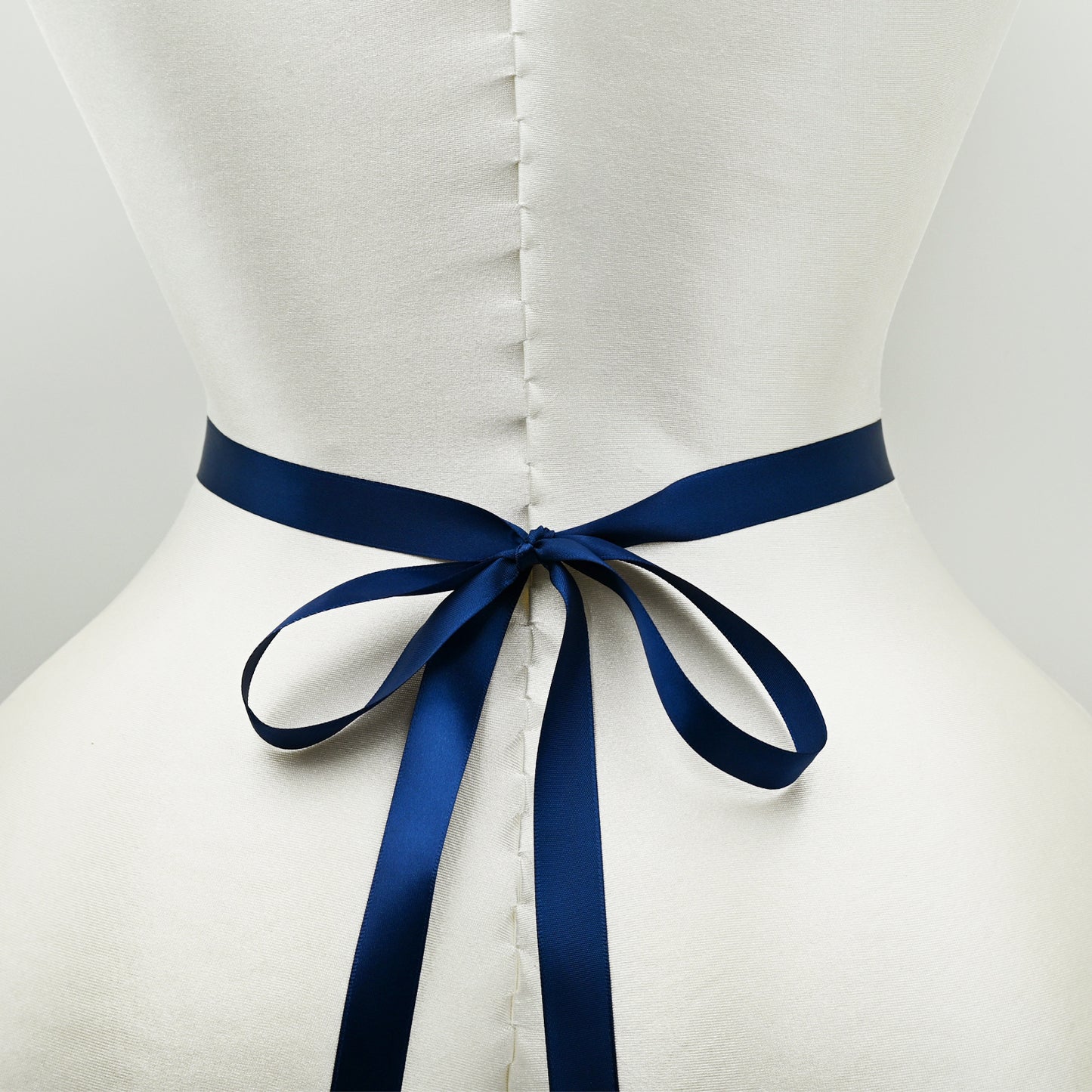 Navy Rhinestone Pearl Bridal Belt Wedding Sash - Bridella BS87ML