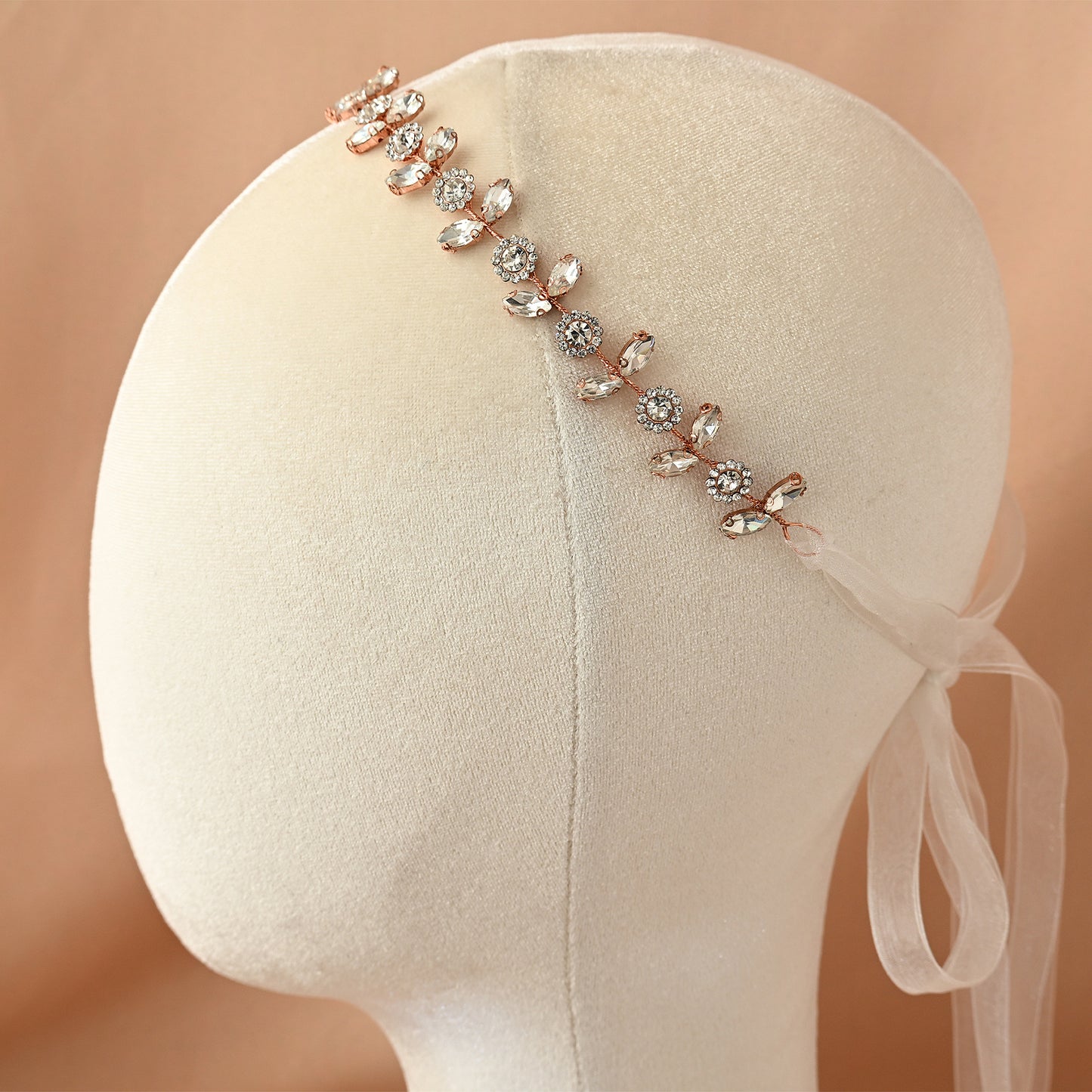 Bridella BHP309-G Gold Rhinestone Crown