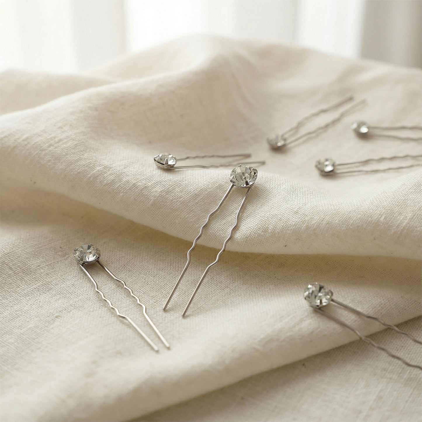 Bridella BHP535-S Silver Rhinestone Headwear