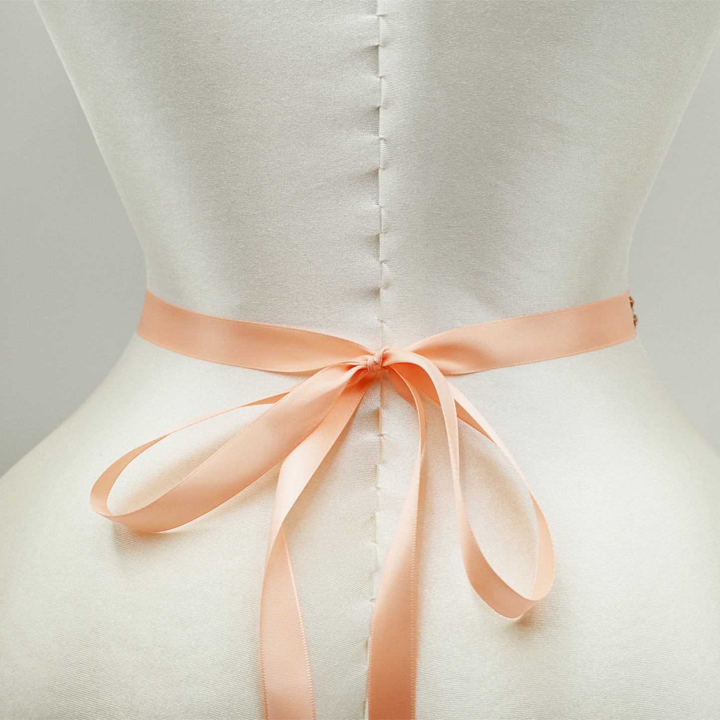 Bridella BS445RG-Retro Pink Rose Gold Rhinestone Pearl Belt