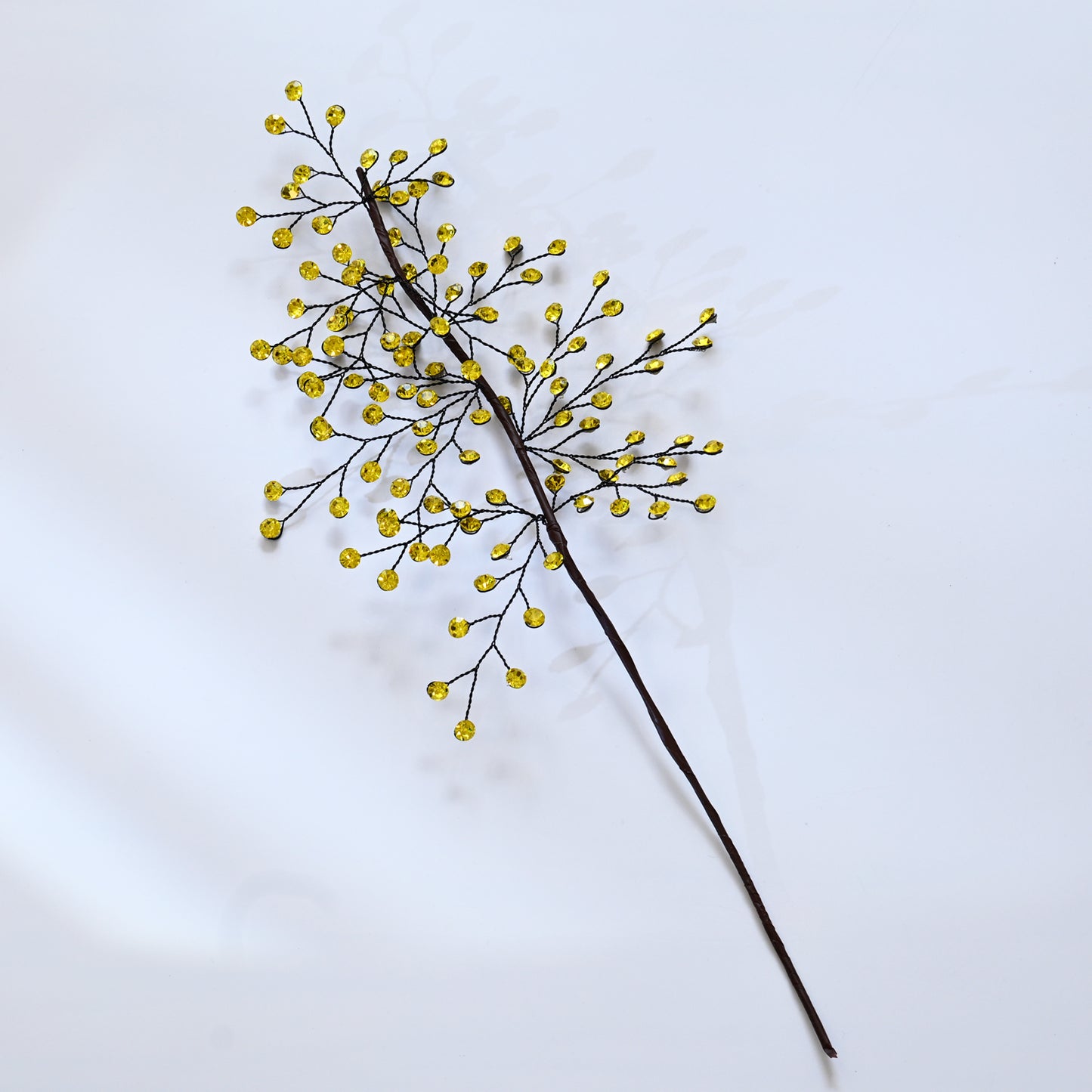 Handmade Crystal Bead Twig Branches, 4 Colors Rhinestone Berry Floral Stems for Wedding Table Centerpiece K126