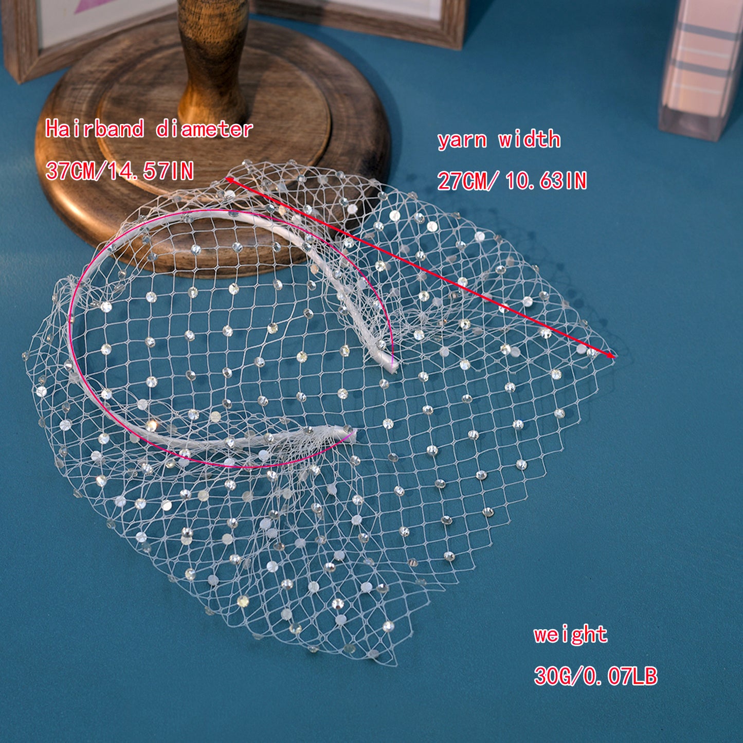 Sparkling Rhinestone Birdcage Bridal Veil Wedding - Bridella BMA16-M