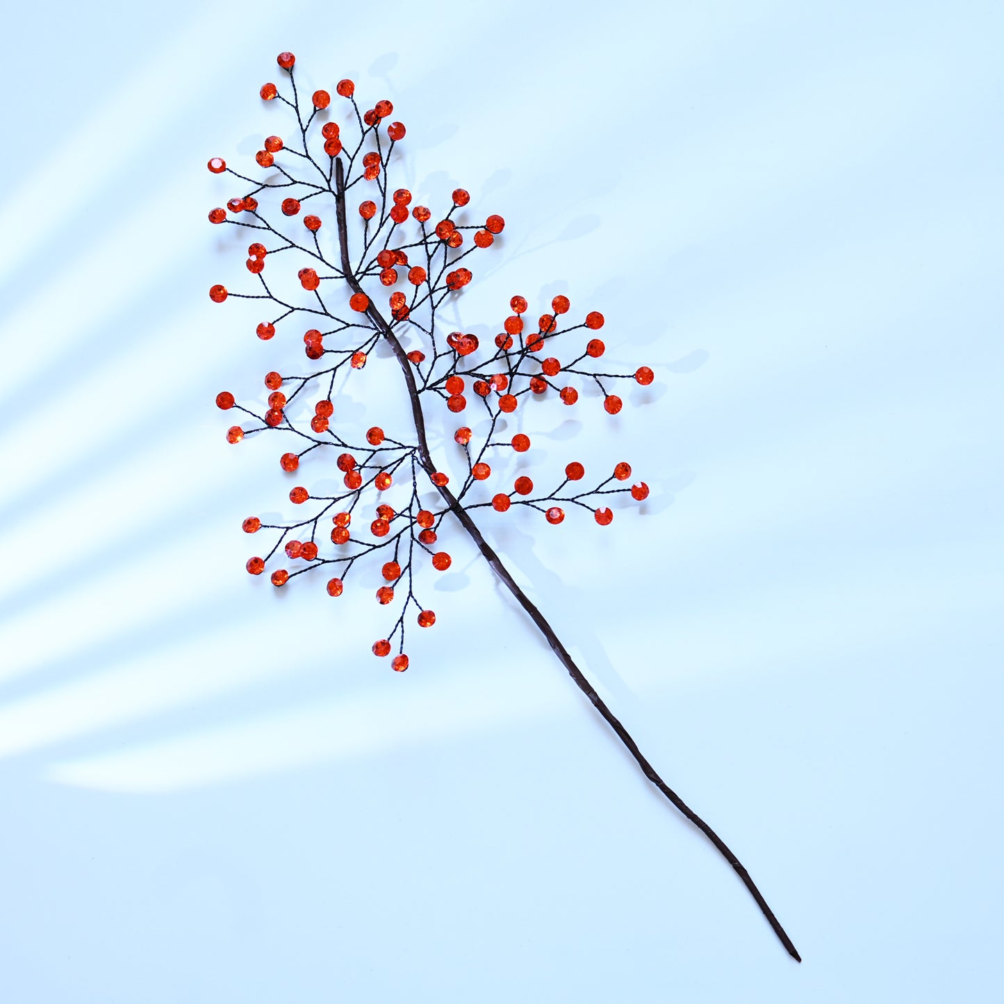 Handmade Crystal Bead Twig Branches, 4 Colors Rhinestone Berry Floral Stems for Wedding Table Centerpiece K126