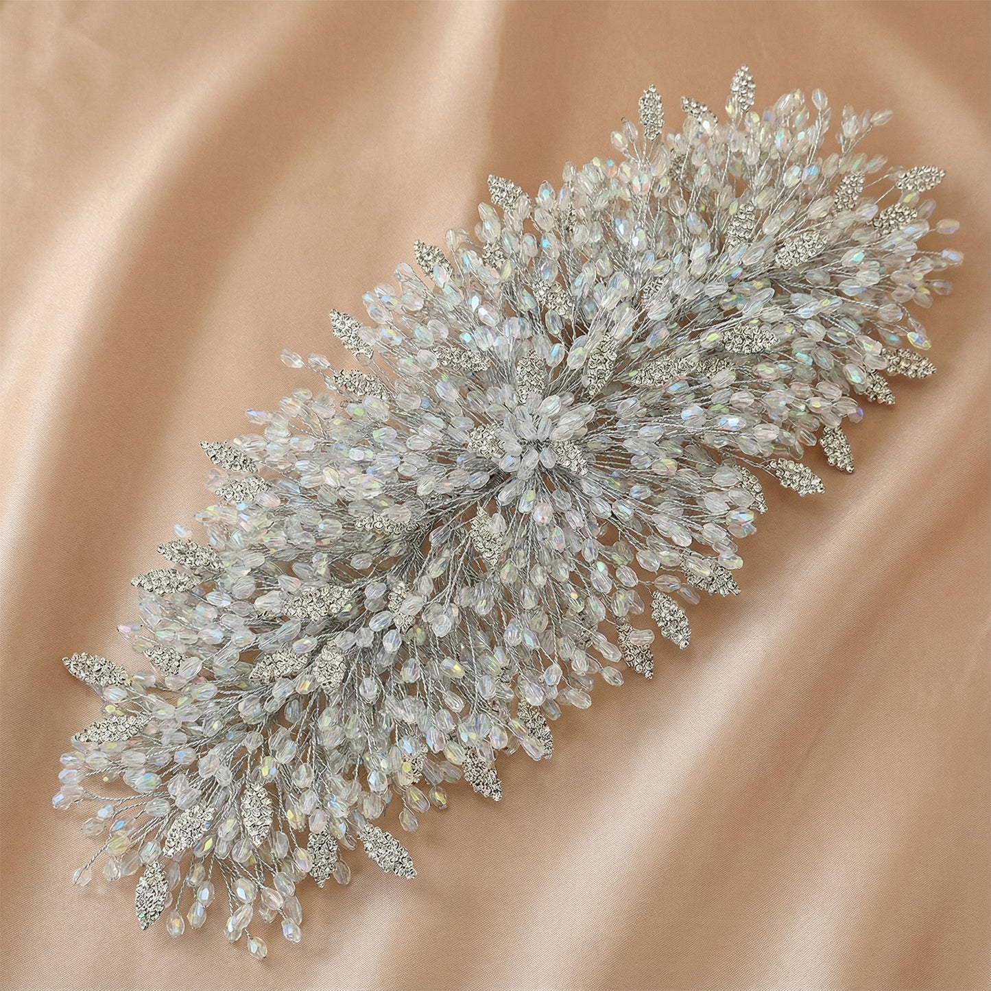 Bridella BHP397-S Silver Alloy & Crystal Crown