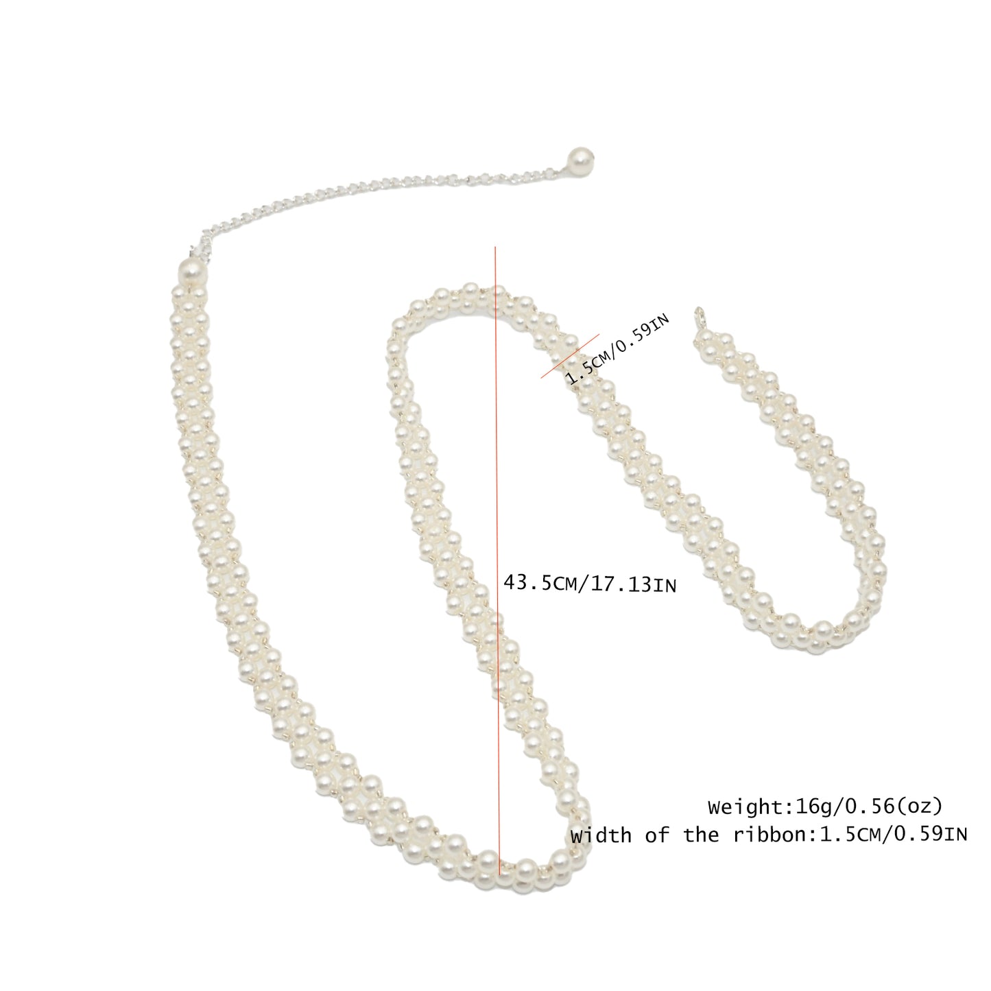 Bridella BS34-I Ivory Pearl Belt